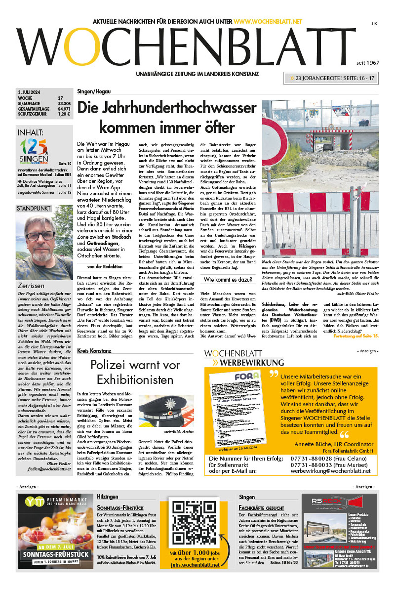 Ausgabe 27 vom 03. Juli 2024