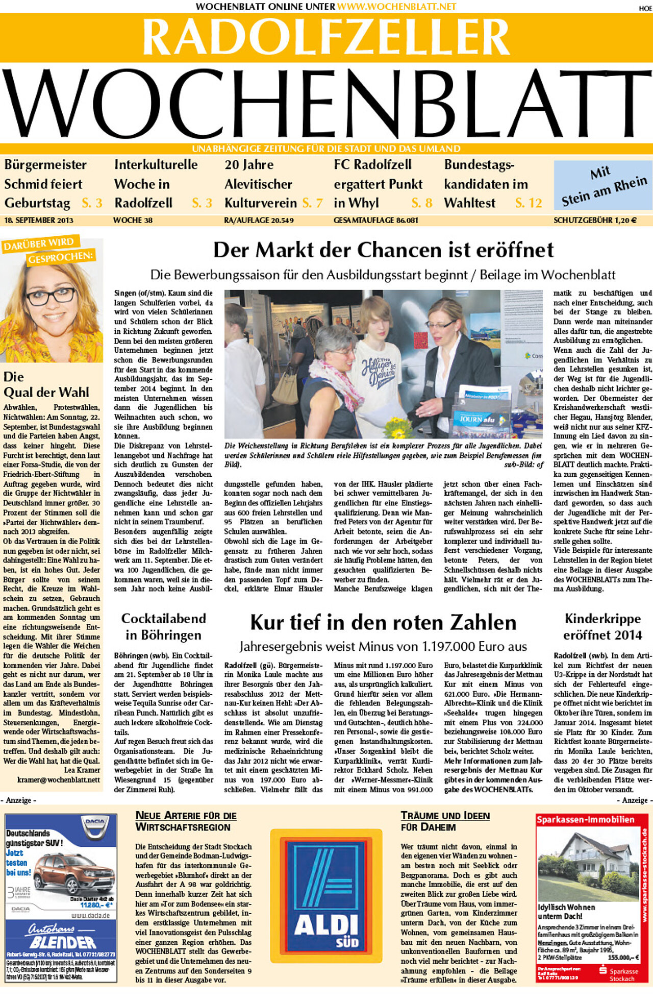 Ausgabe 38 vom 18. September 2013