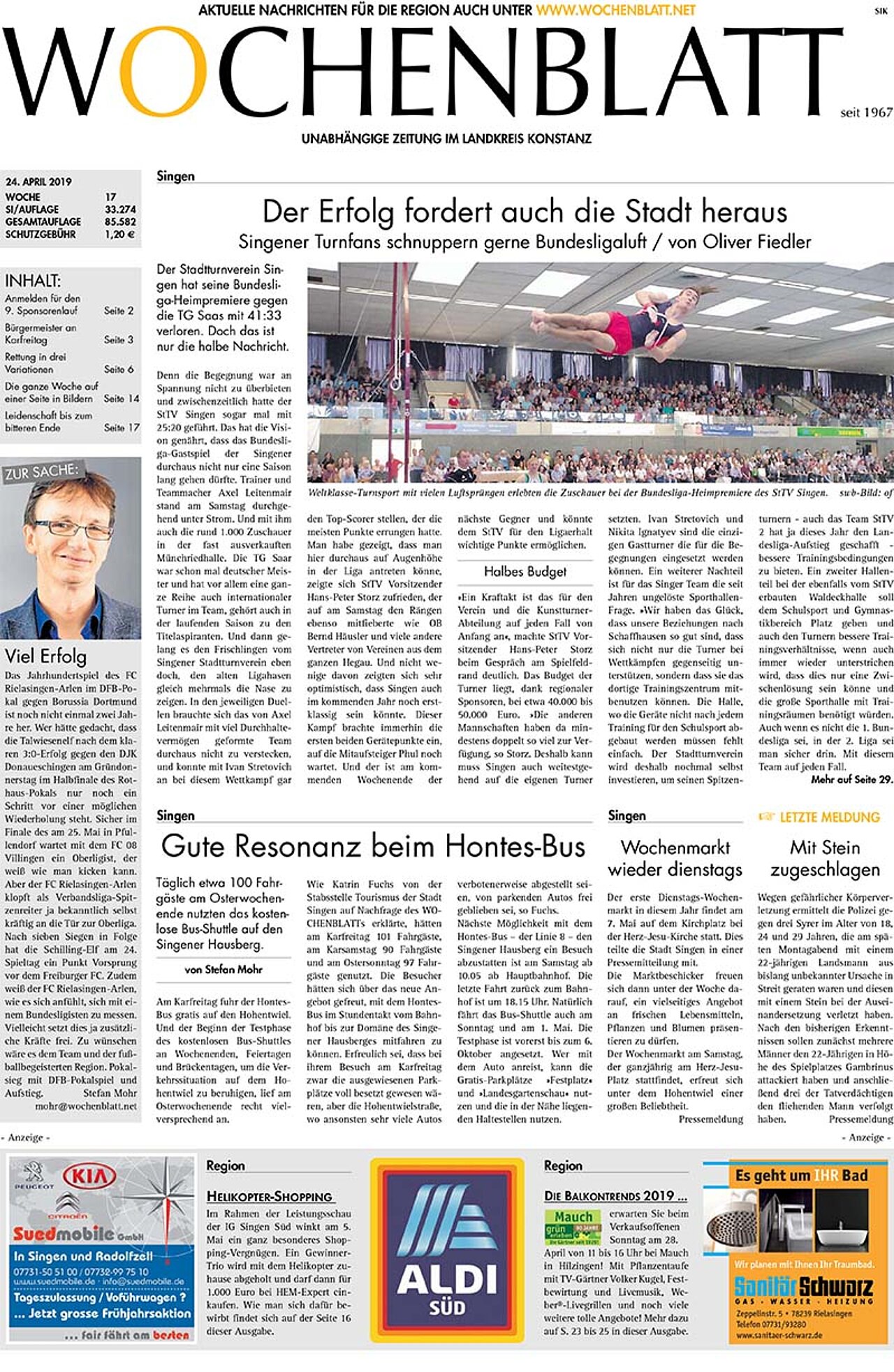 Ausgabe 17 vom 24. April 2019
