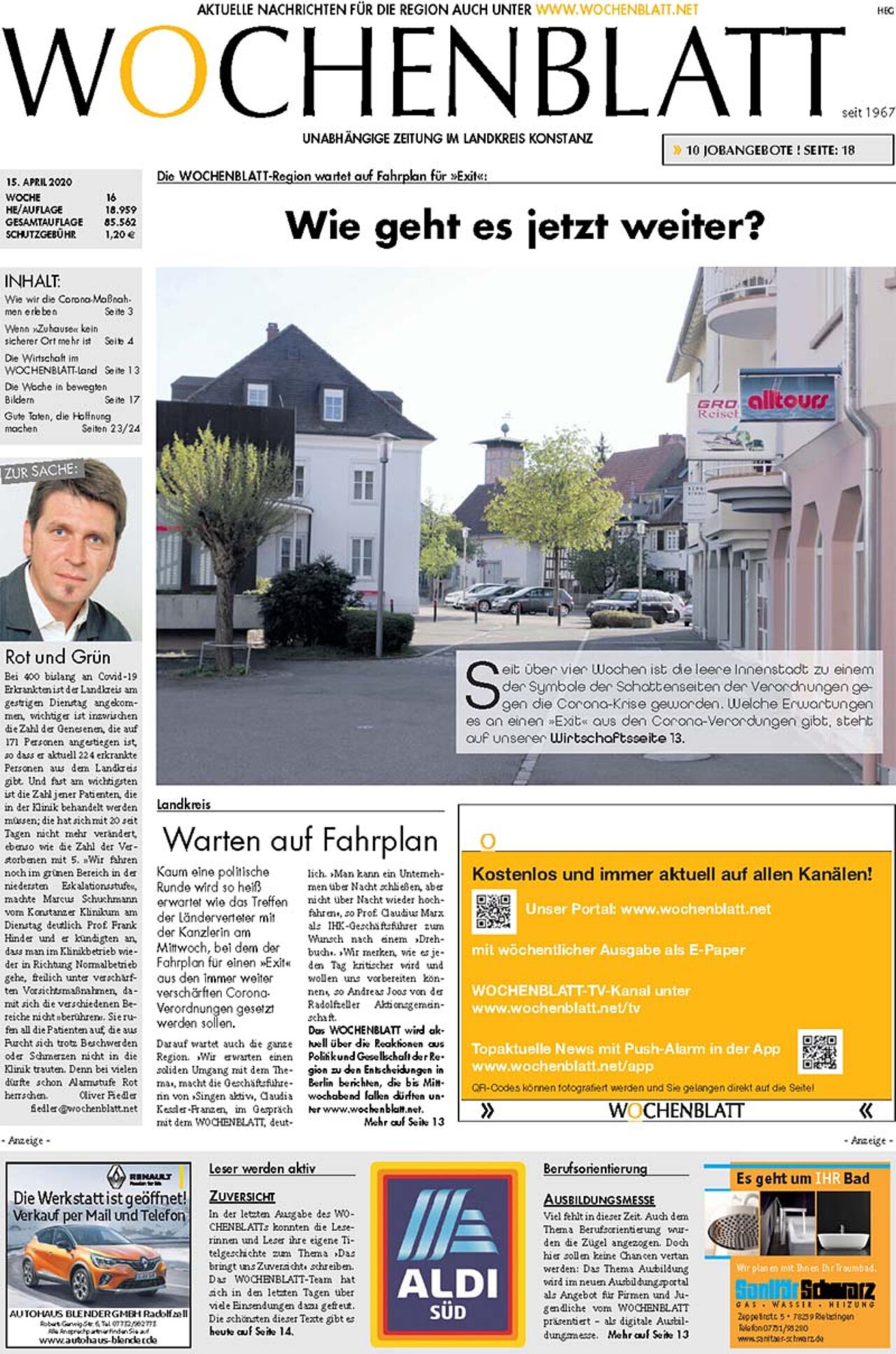Ausgabe 16 vom 15. April 2020