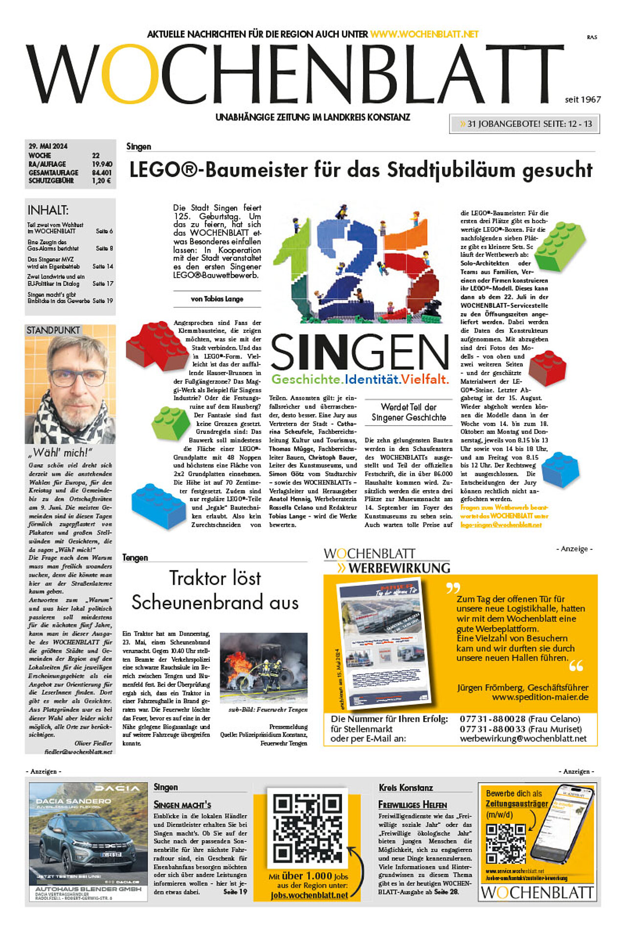 Ausgabe 22 vom 29. Mai 2024