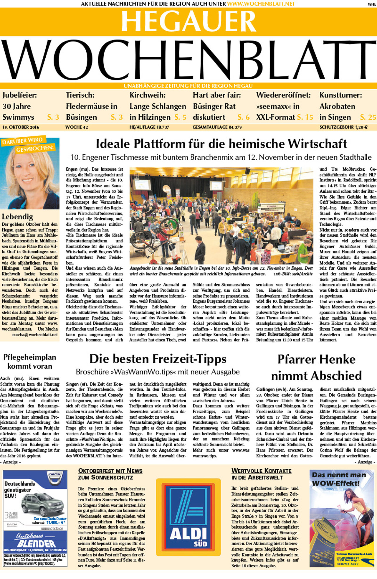 Ausgabe 42 vom 19. Oktober 2016