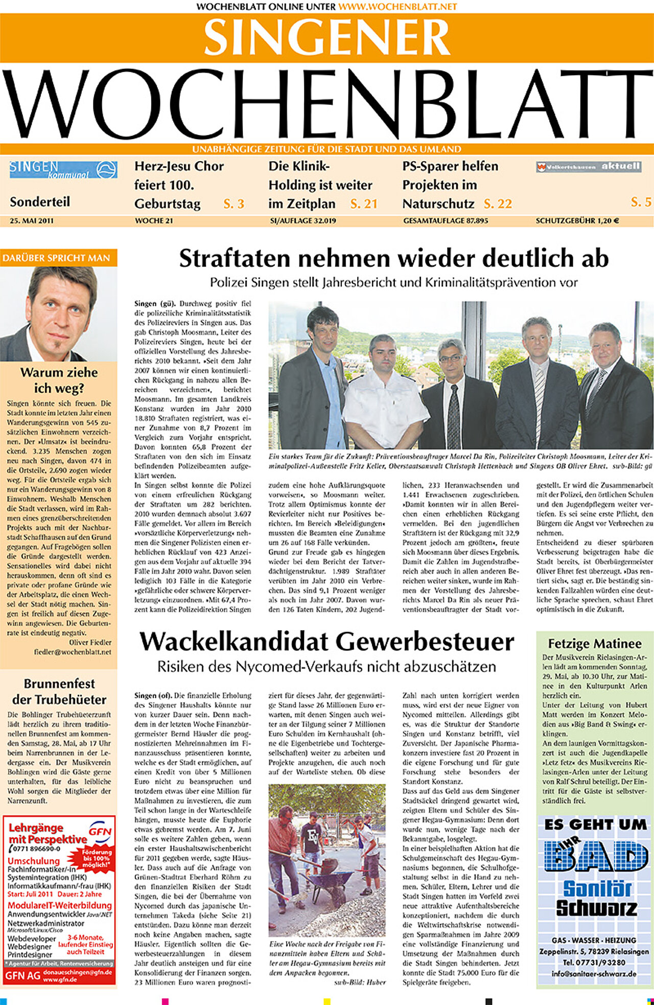 Ausgabe 21 vom 25. Mai 2011