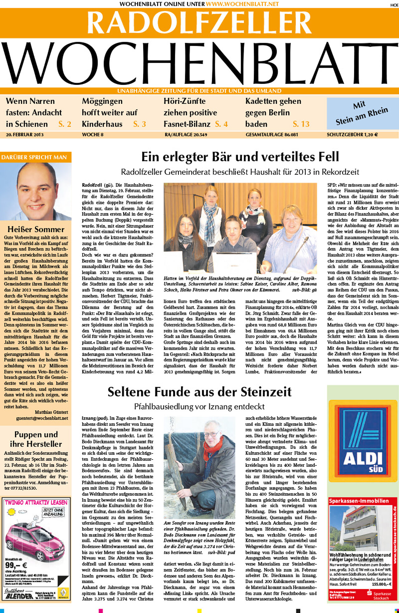 Ausgabe 08 vom 20. Februar 2013