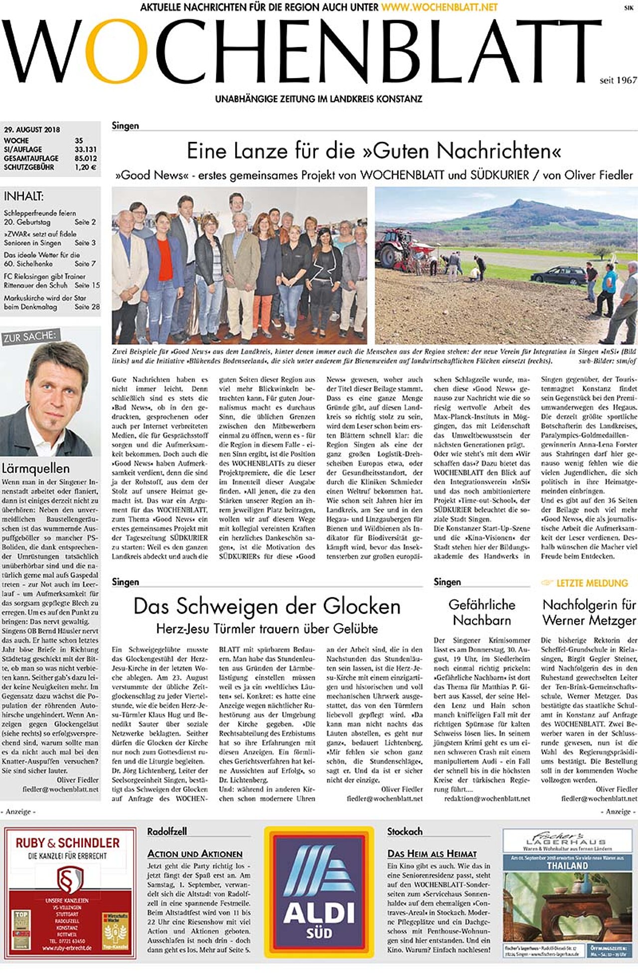 Ausgabe 35 vom 29. August 2018