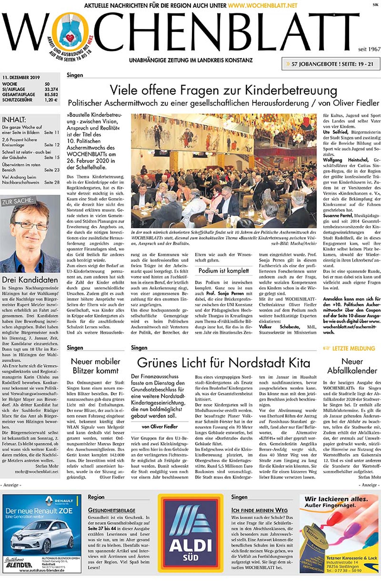 Ausgabe 50 vom 11. Dezember 2019