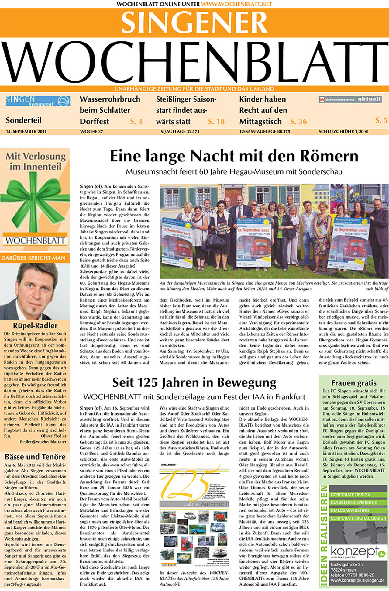 Ausgabe 37 vom 14. September 2011