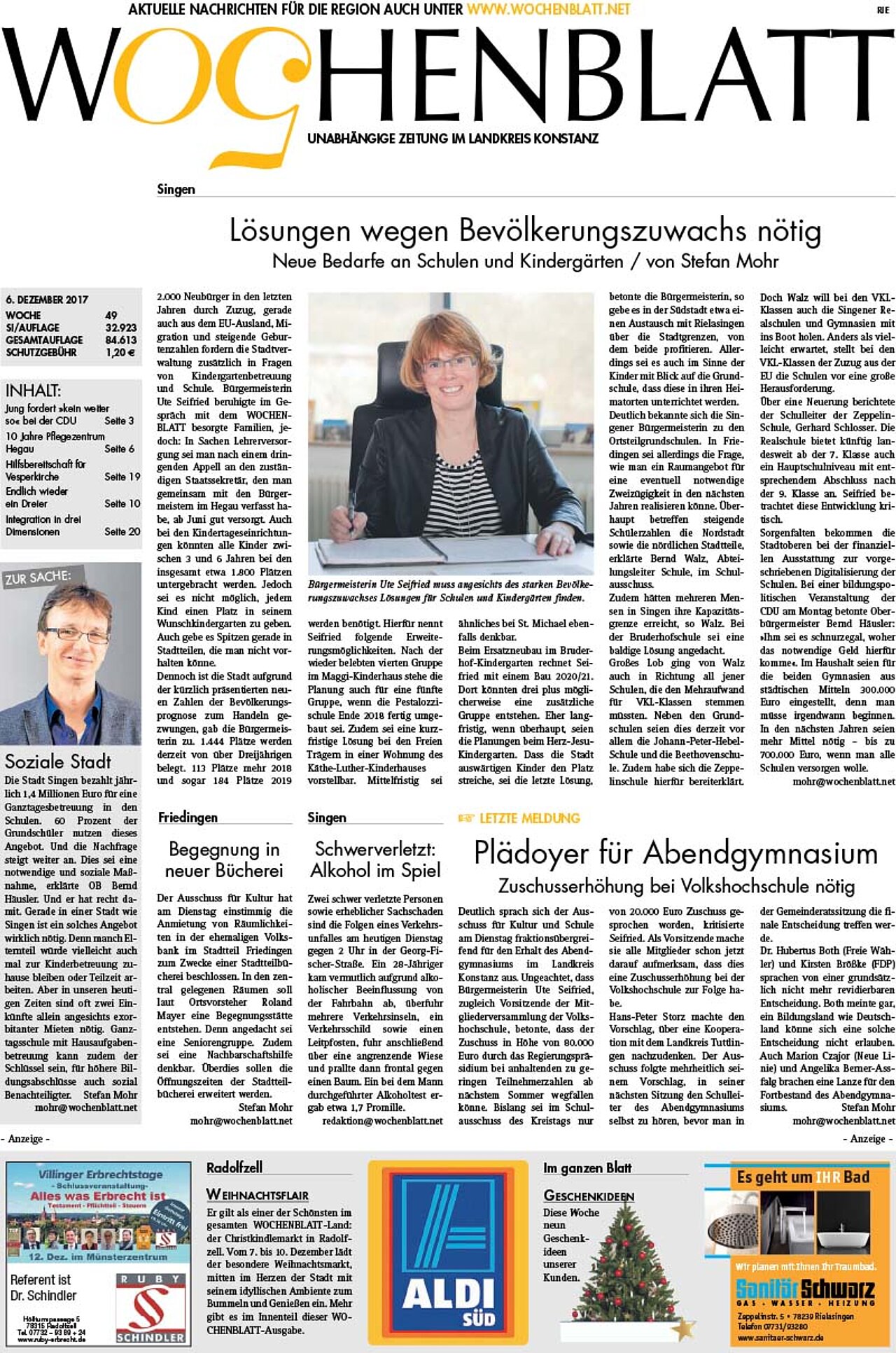 Ausgabe 49 vom 06. Dezember 2017