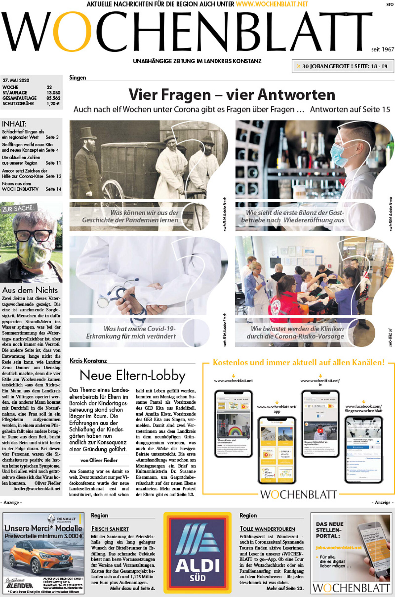 Ausgabe 22 vom 27. Mai 2020