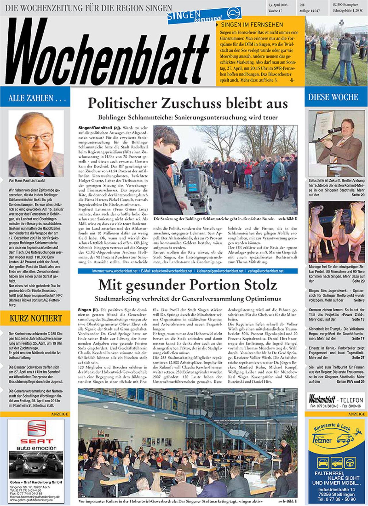 Ausgabe 17 vom 23. April 2008