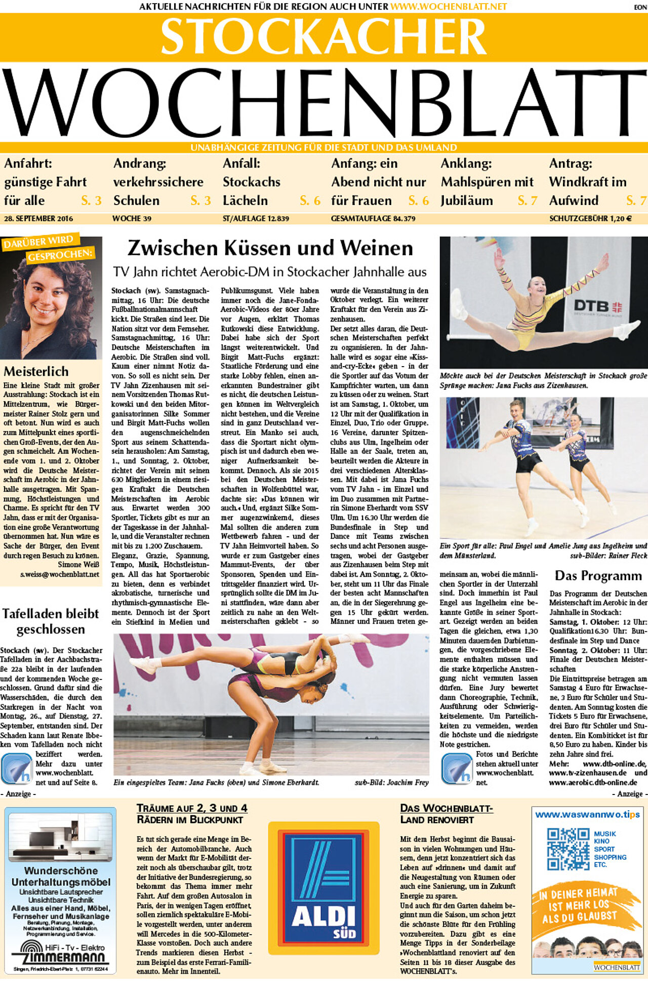 Ausgabe 39 vom 28. September 2016