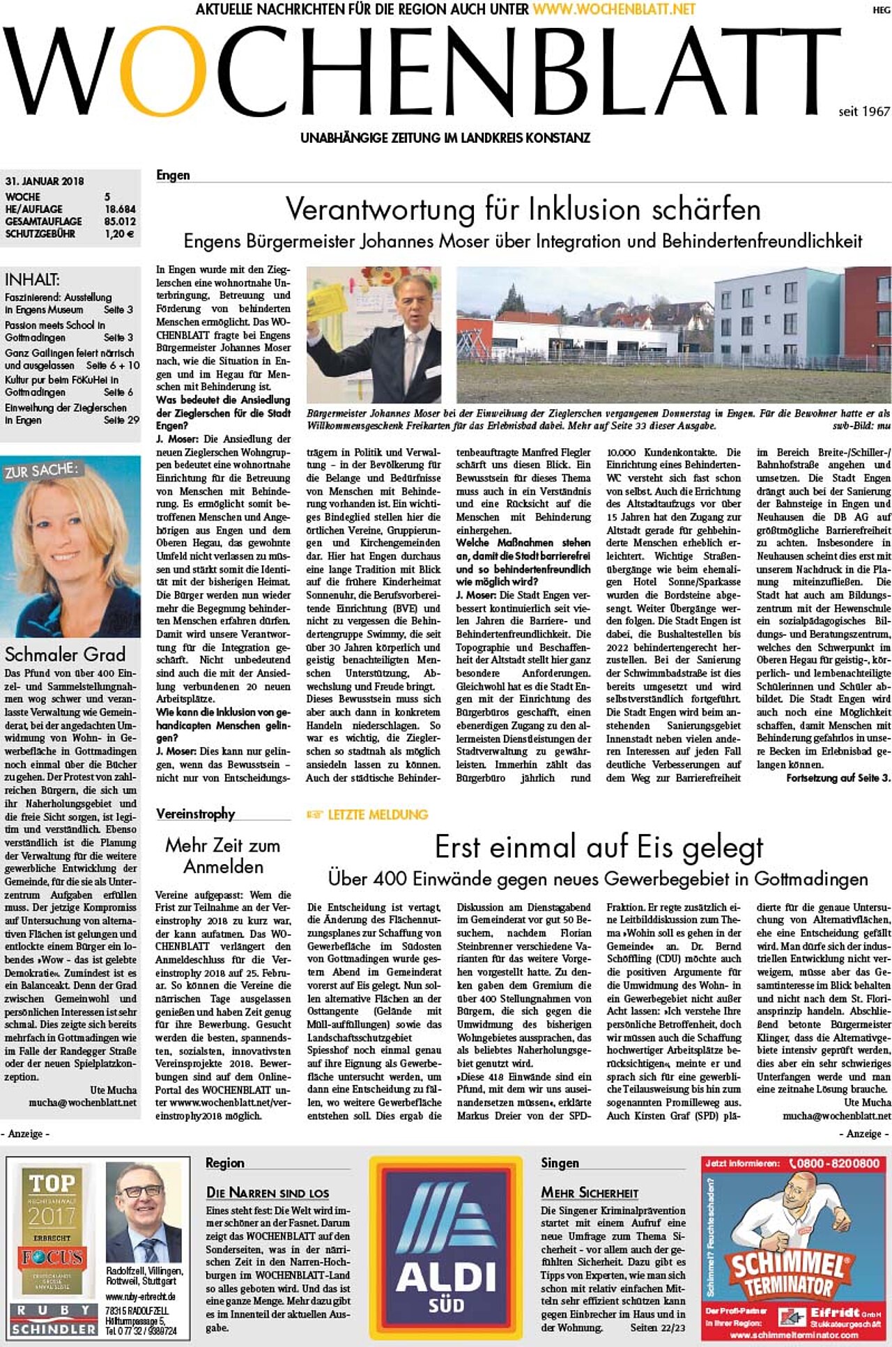 Ausgabe 05 vom 31. Januar 2018