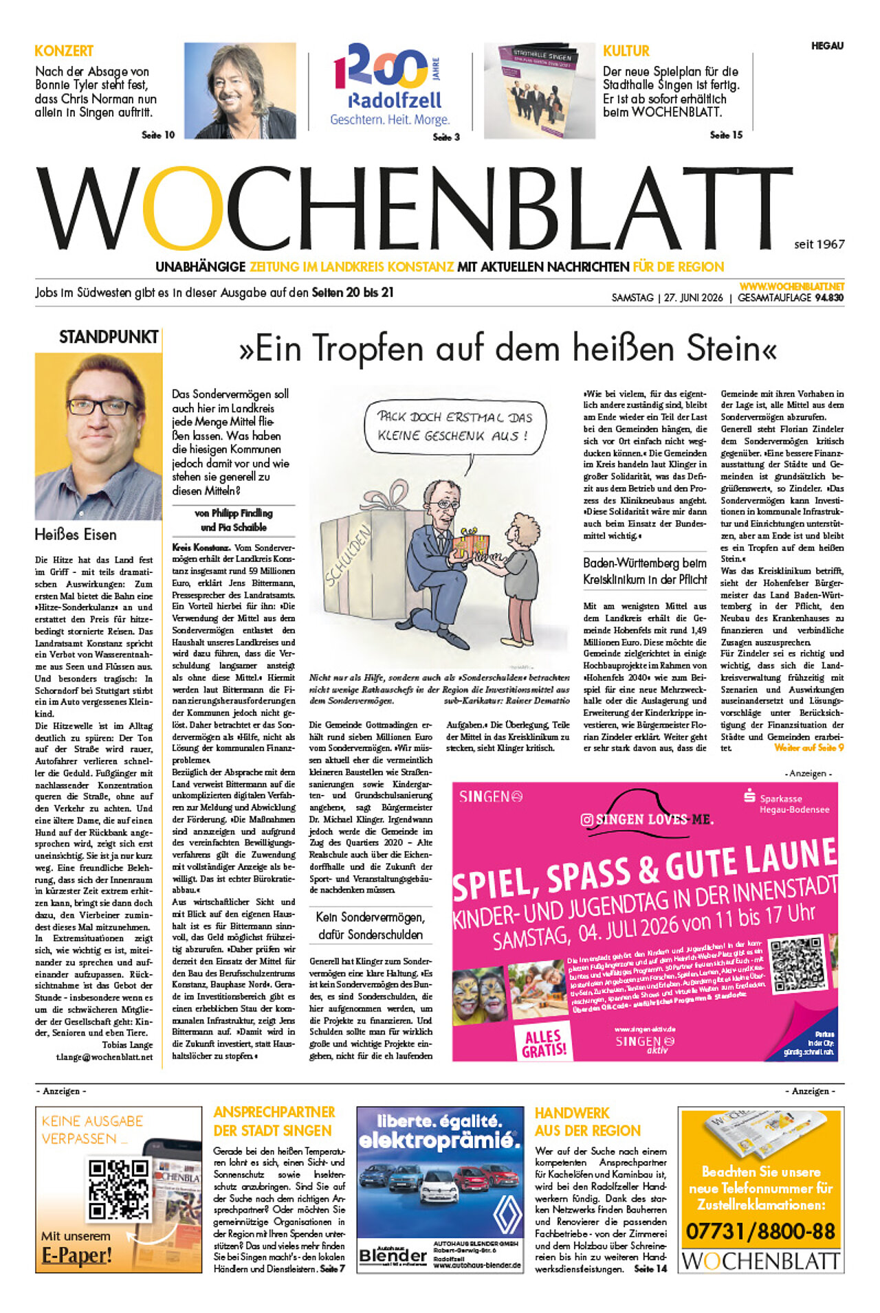 Ausgabe 26 vom 27. Juni 2026