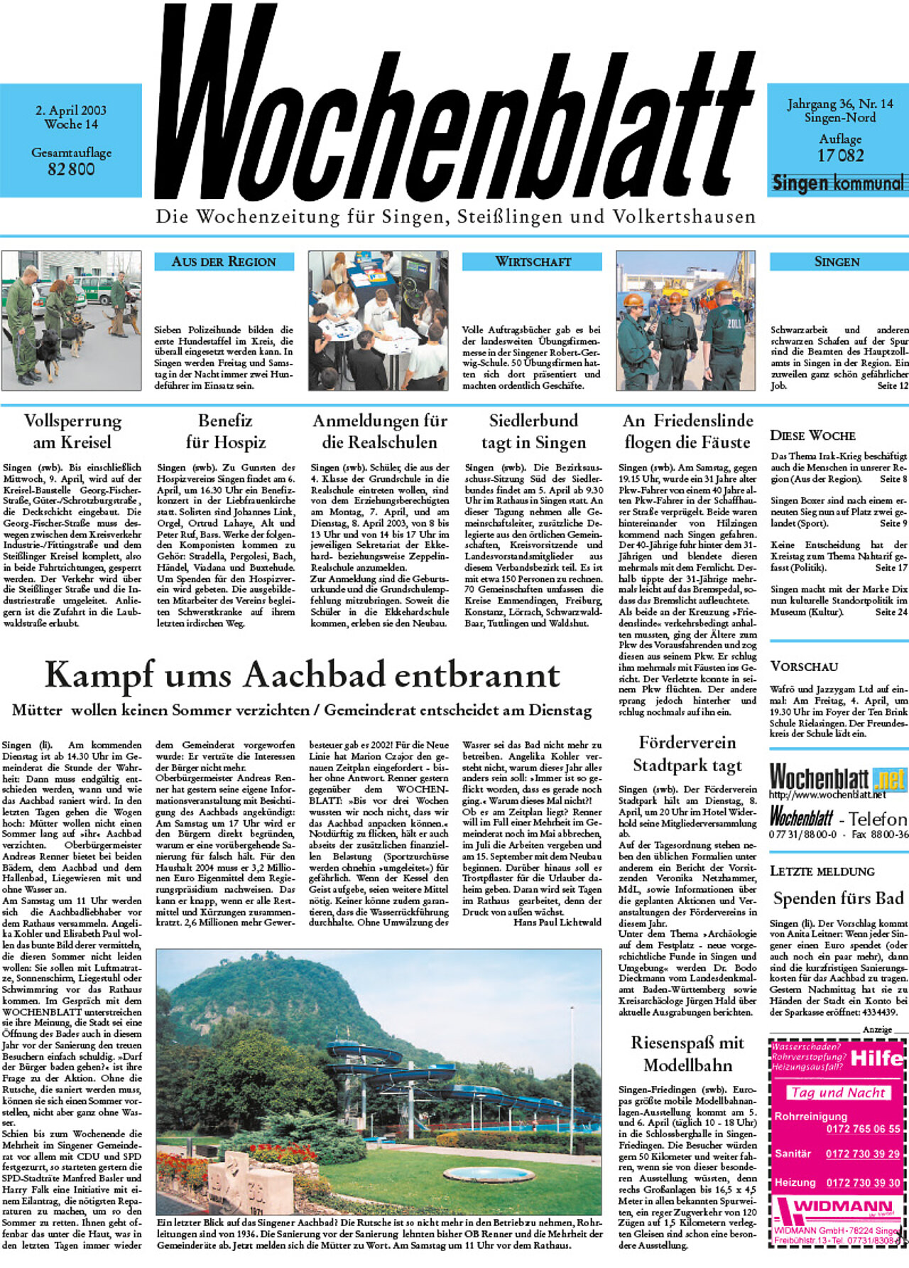 Ausgabe 14 vom 02. April 2003