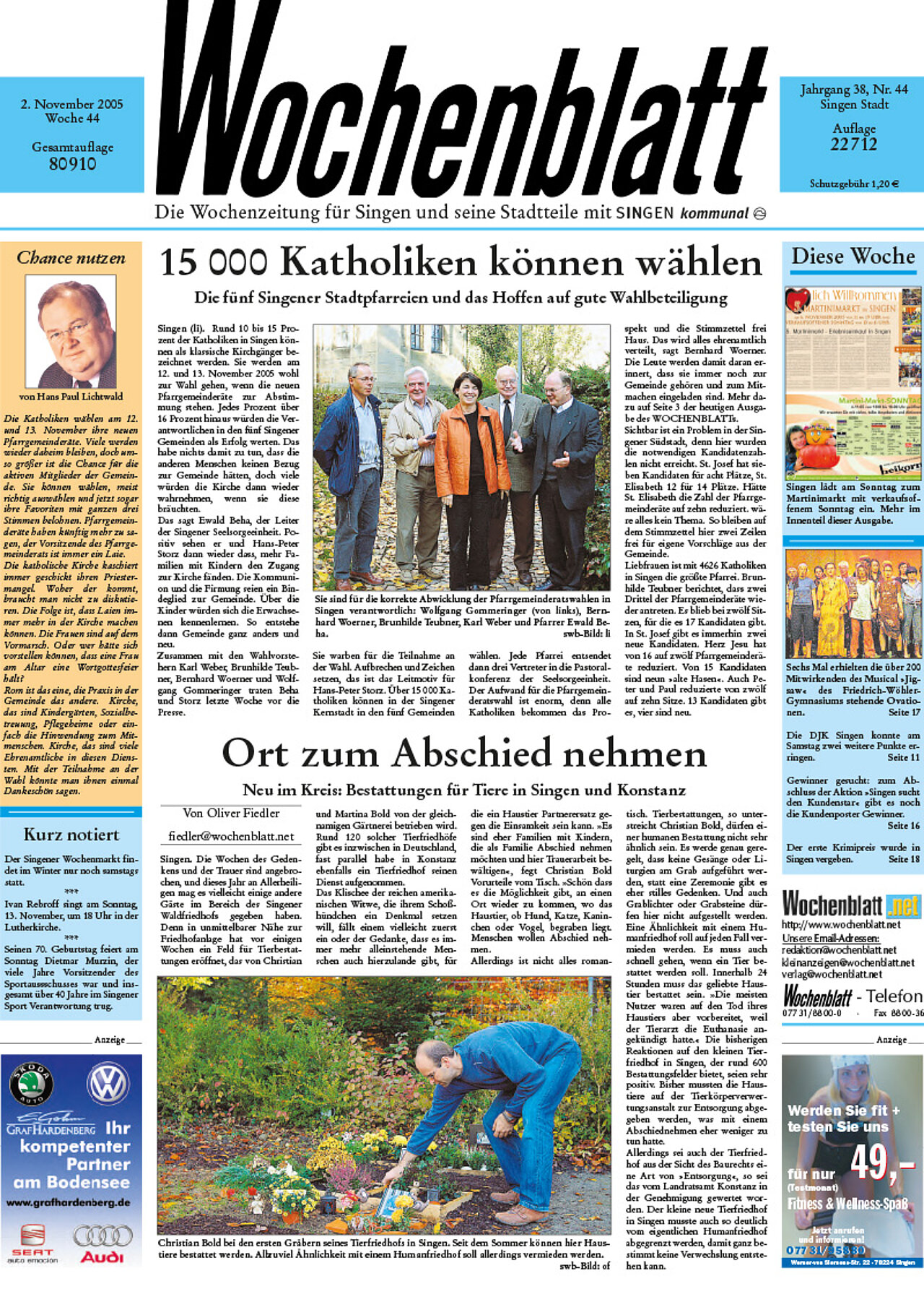 Ausgabe 44 vom 02. November 2005