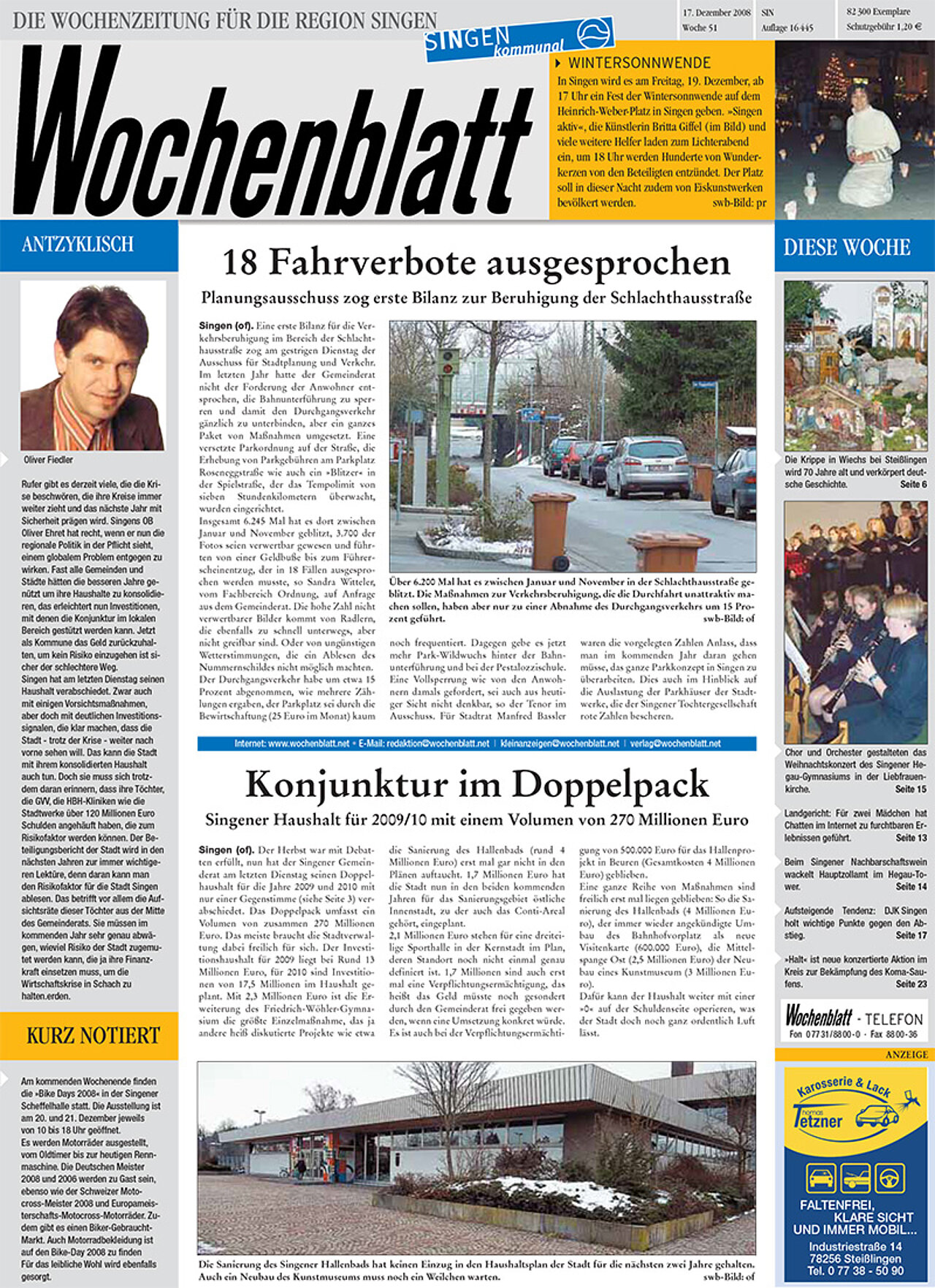 Ausgabe 51 vom 17. Dezember 2008