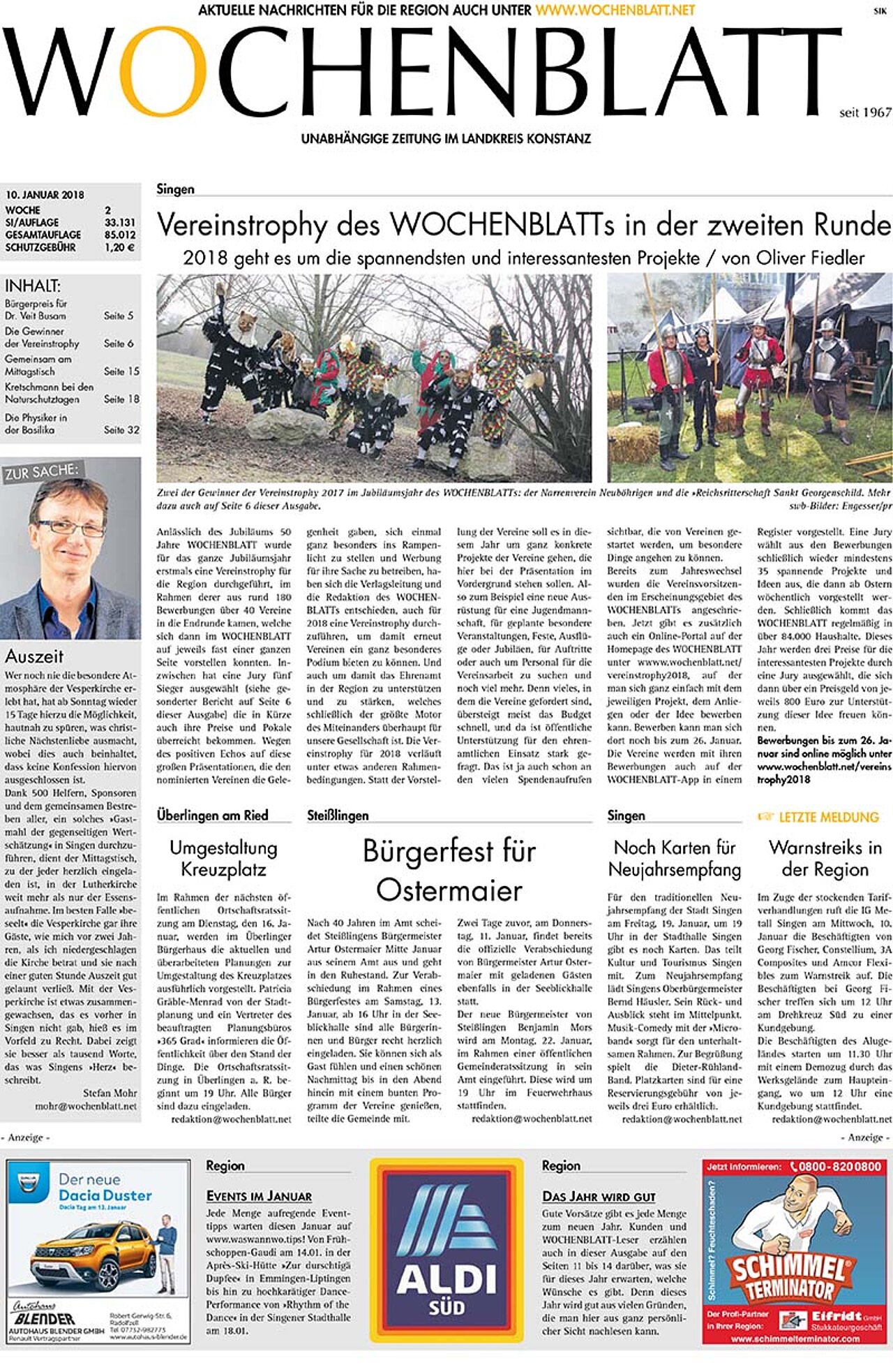 Ausgabe 02 vom 10. Januar 2018