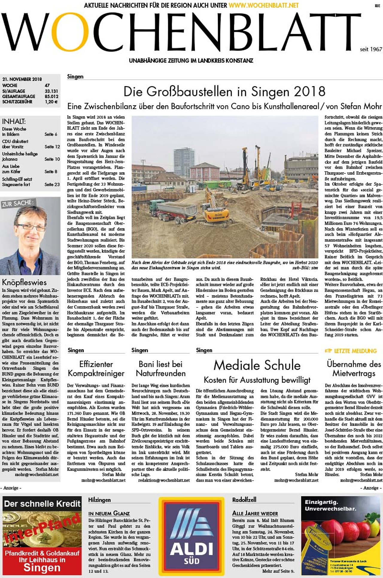 Ausgabe 47 vom 21. November 2018
