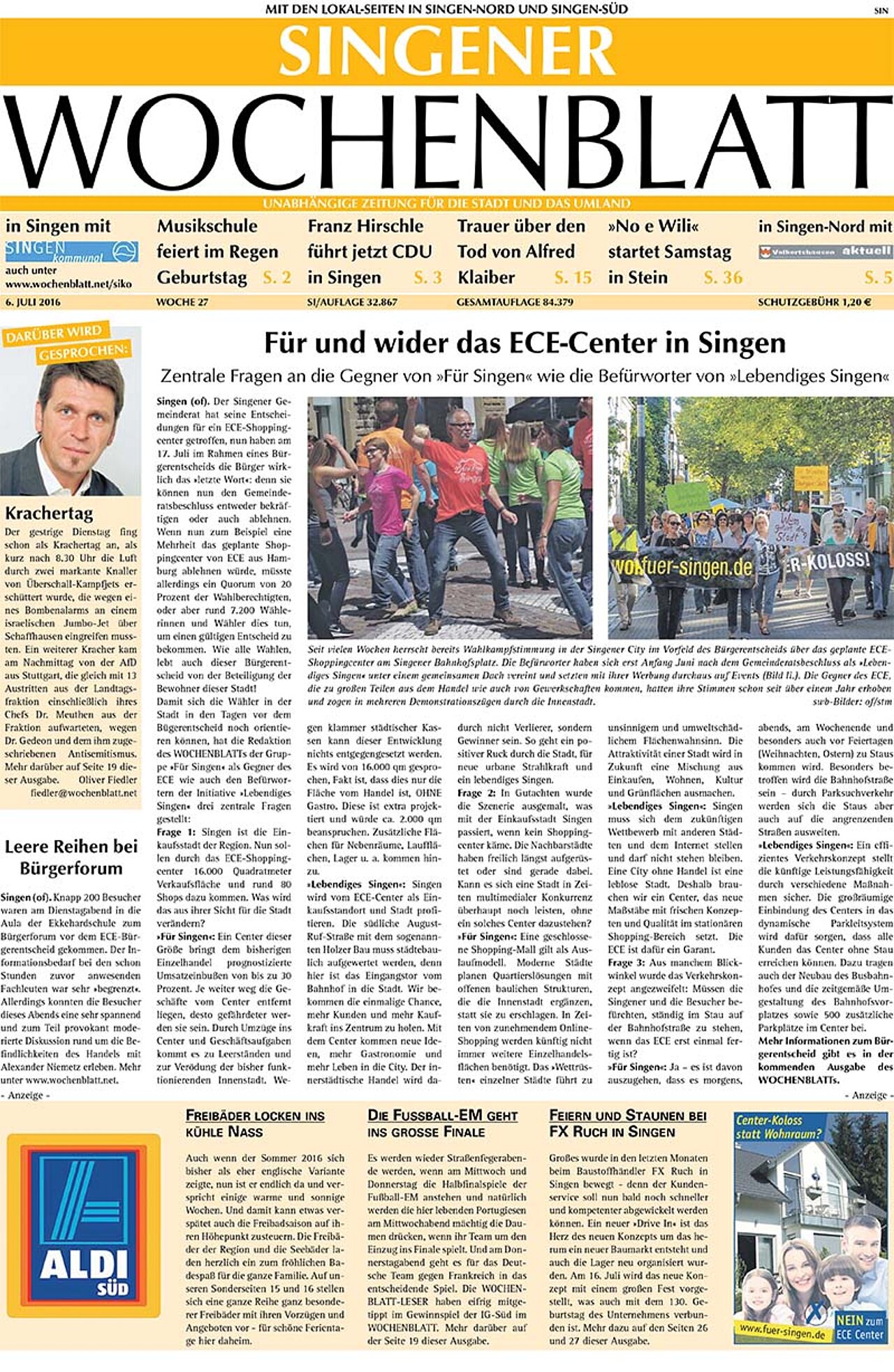 Ausgabe 27 vom 06. Juli 2016