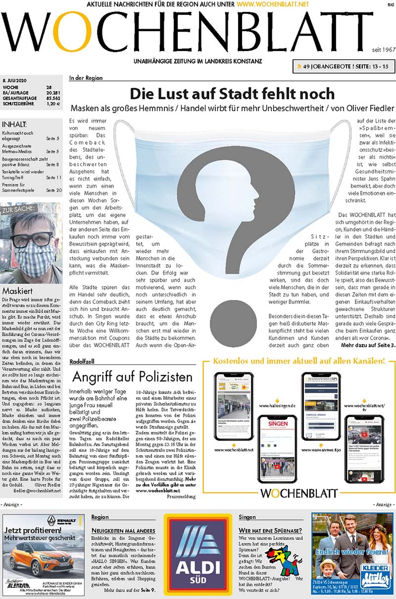 Ausgabe 28 vom 08. Juli 2020