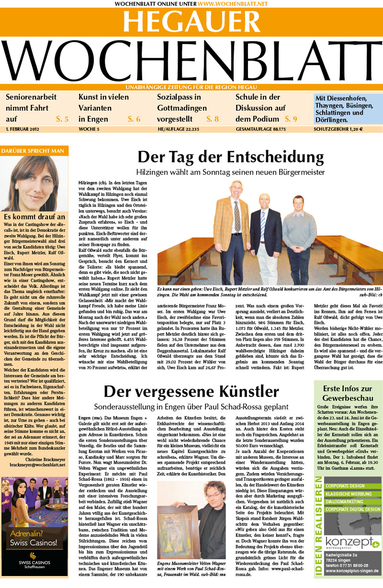 Ausgabe 05 vom 01. Februar 2012