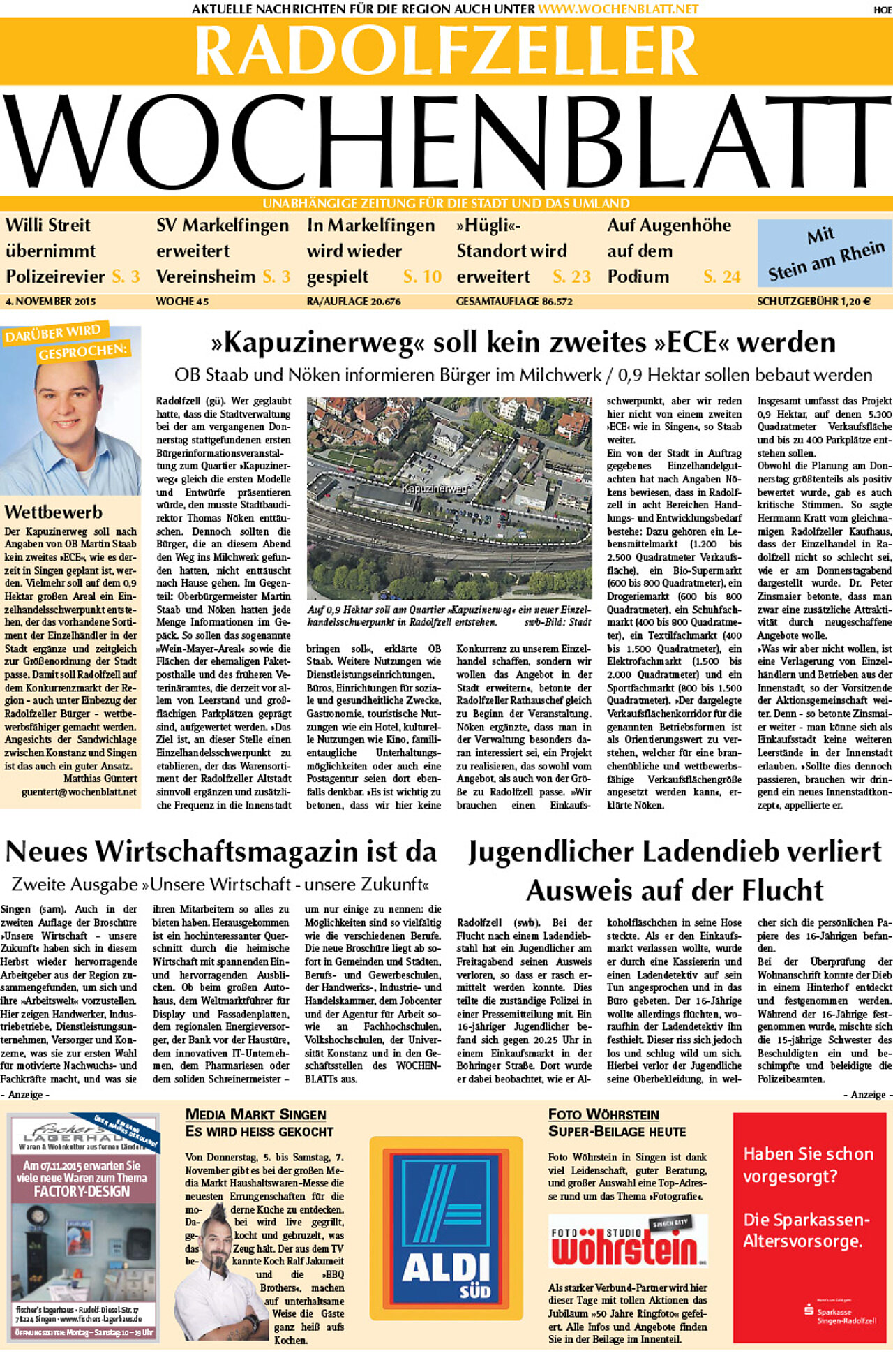 Ausgabe 45 vom 04. November 2015