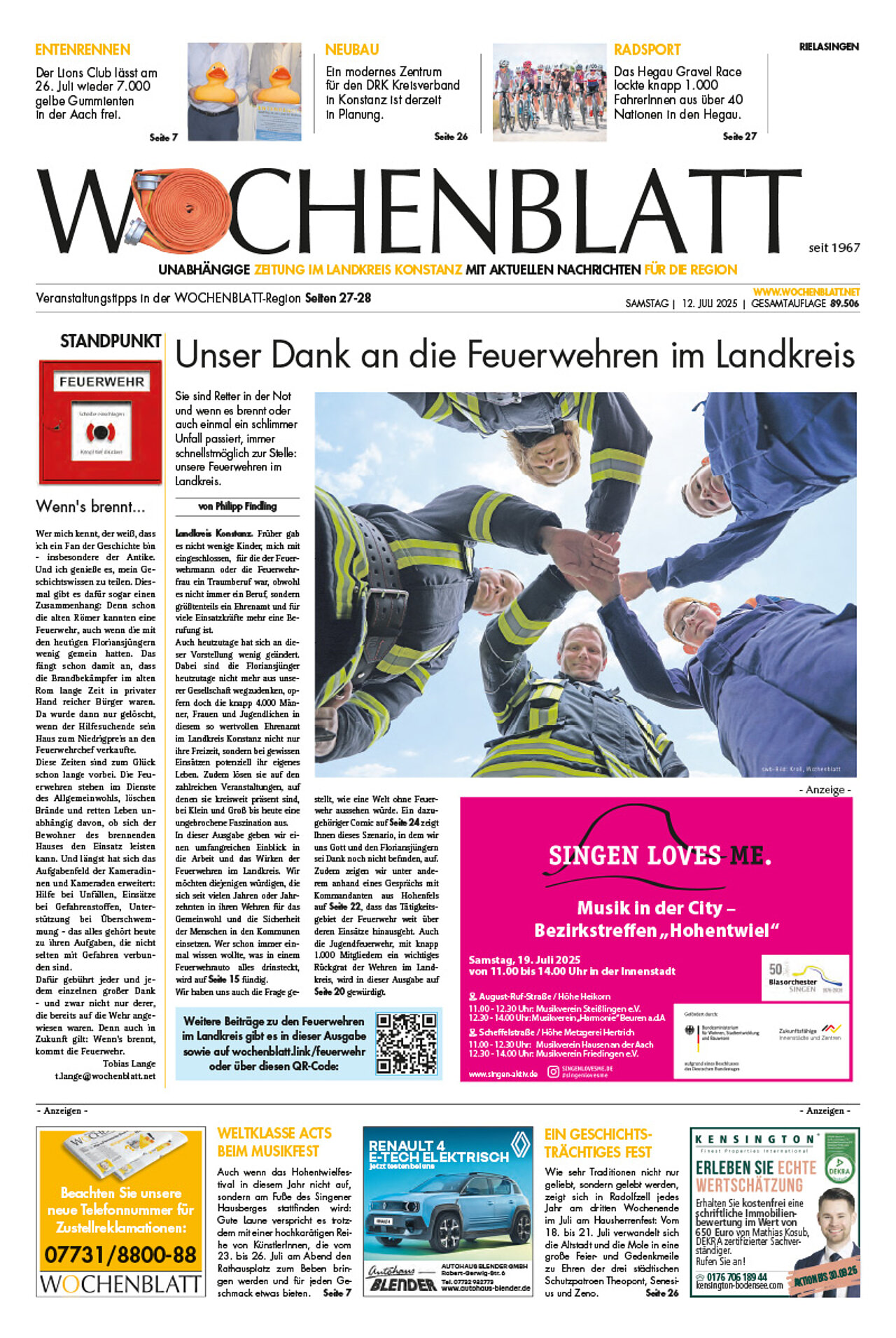 Ausgabe 28 vom 12. Juli 2025