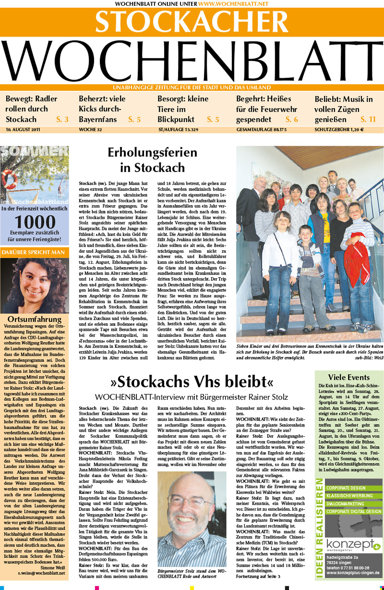 Ausgabe 32 vom 10. August 2011
