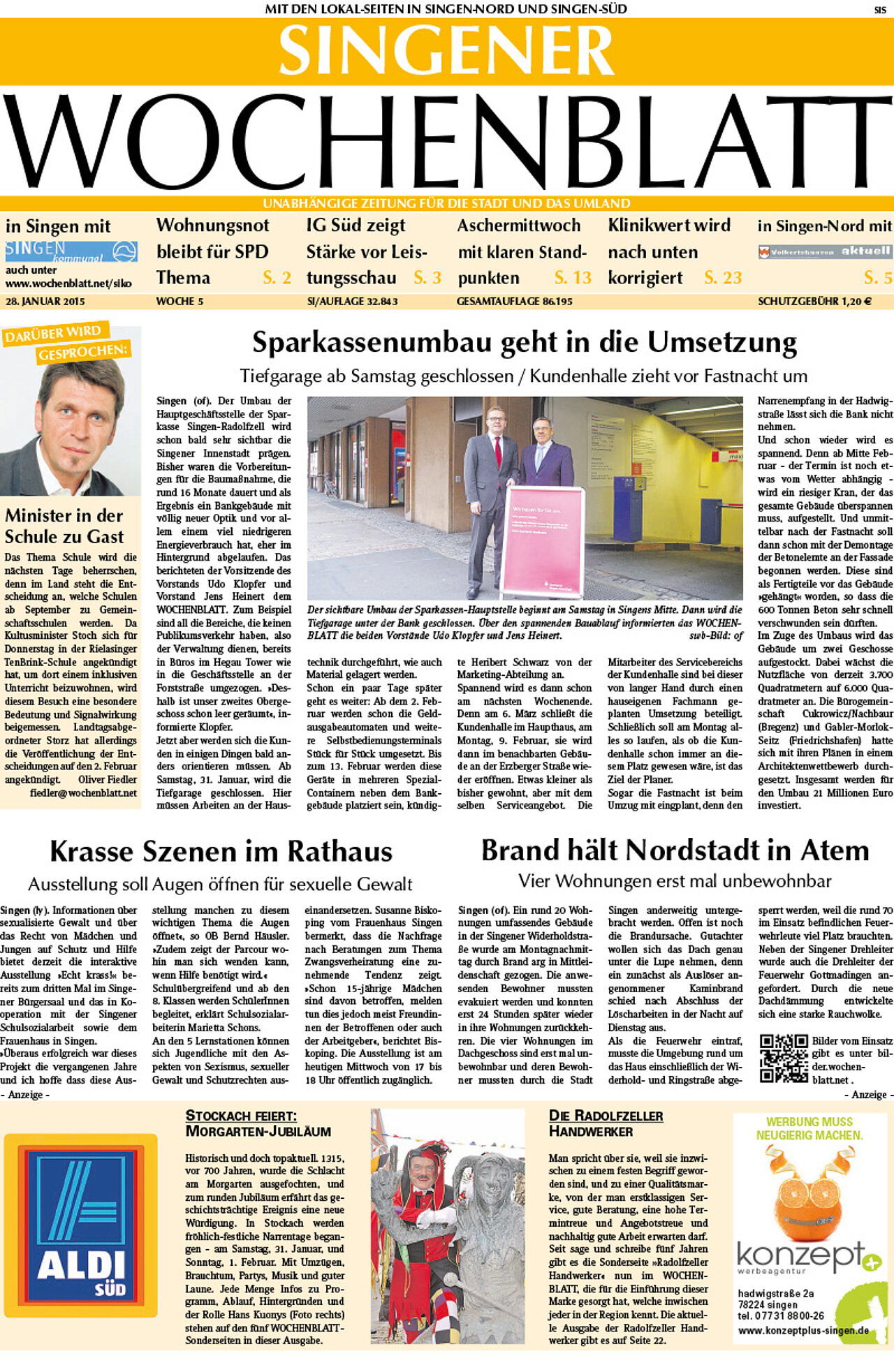 Ausgabe 05 vom 28. Januar 2015