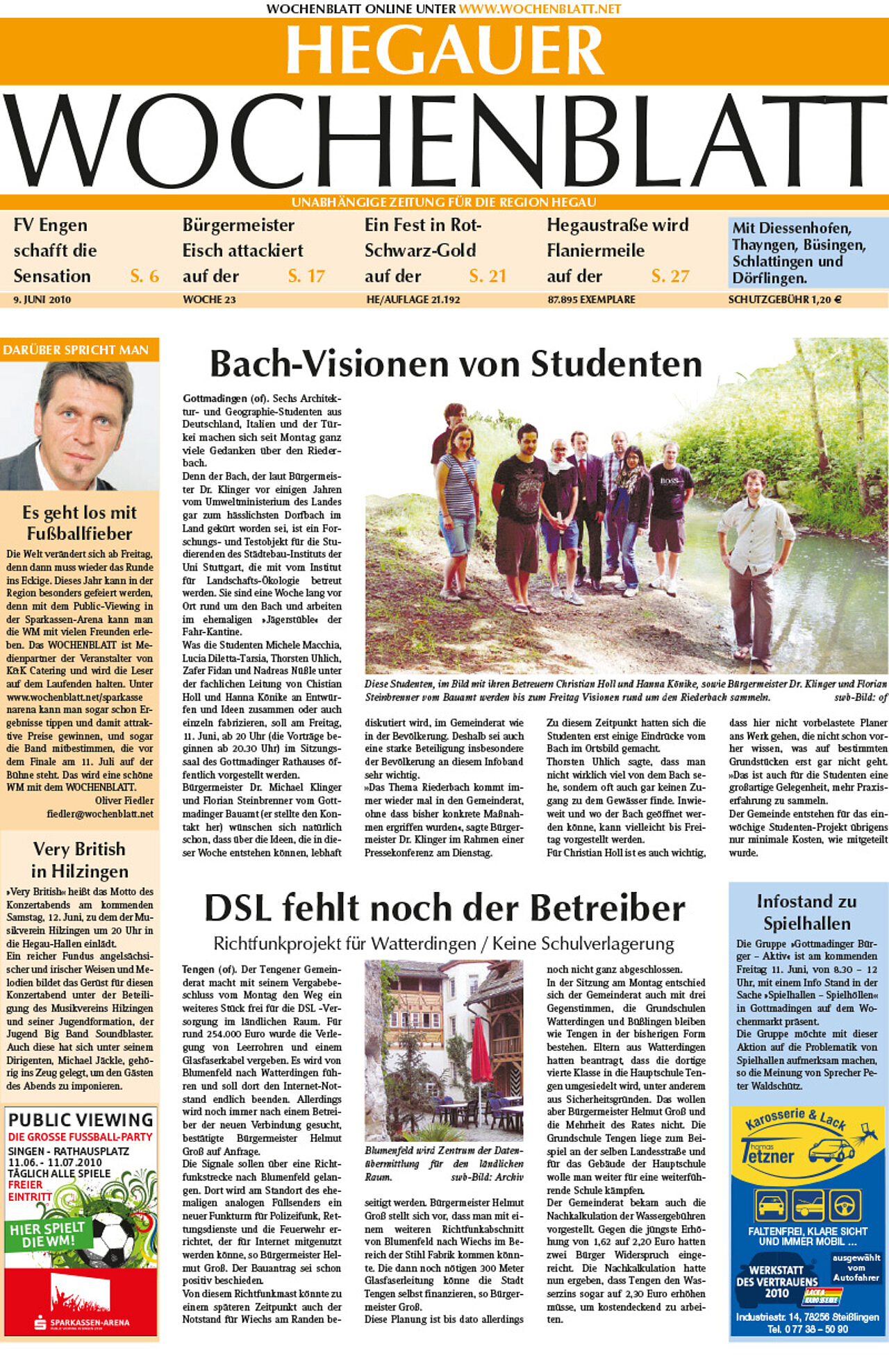 Ausgabe 23 vom 09. Juni 2010