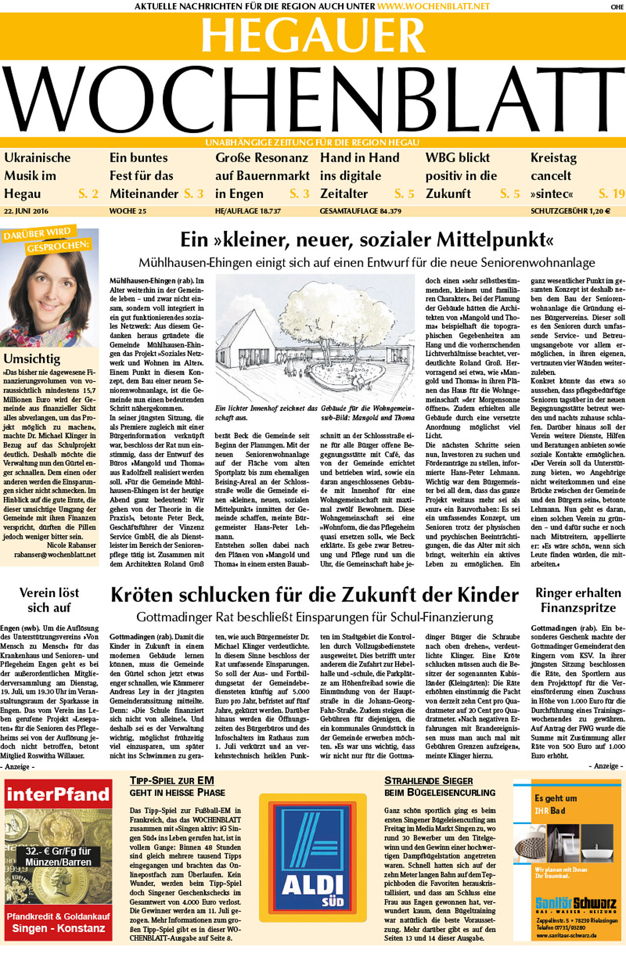 Ausgabe 25 vom 22. Juni 2016