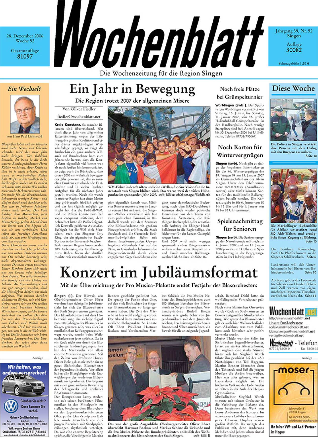 Ausgabe 52 vom 28. Dezember 2006