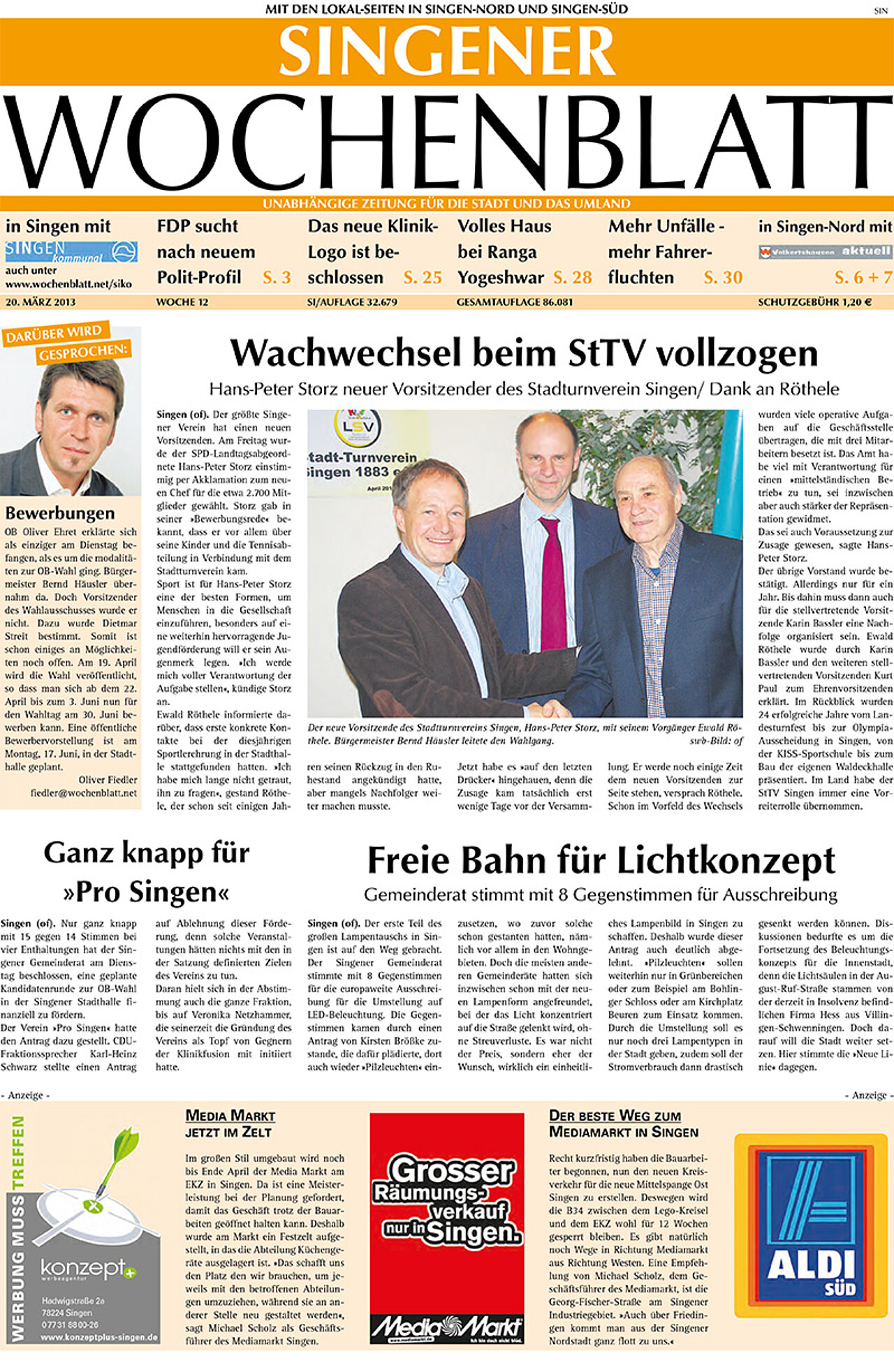 Ausgabe 12 vom 20. März 2013