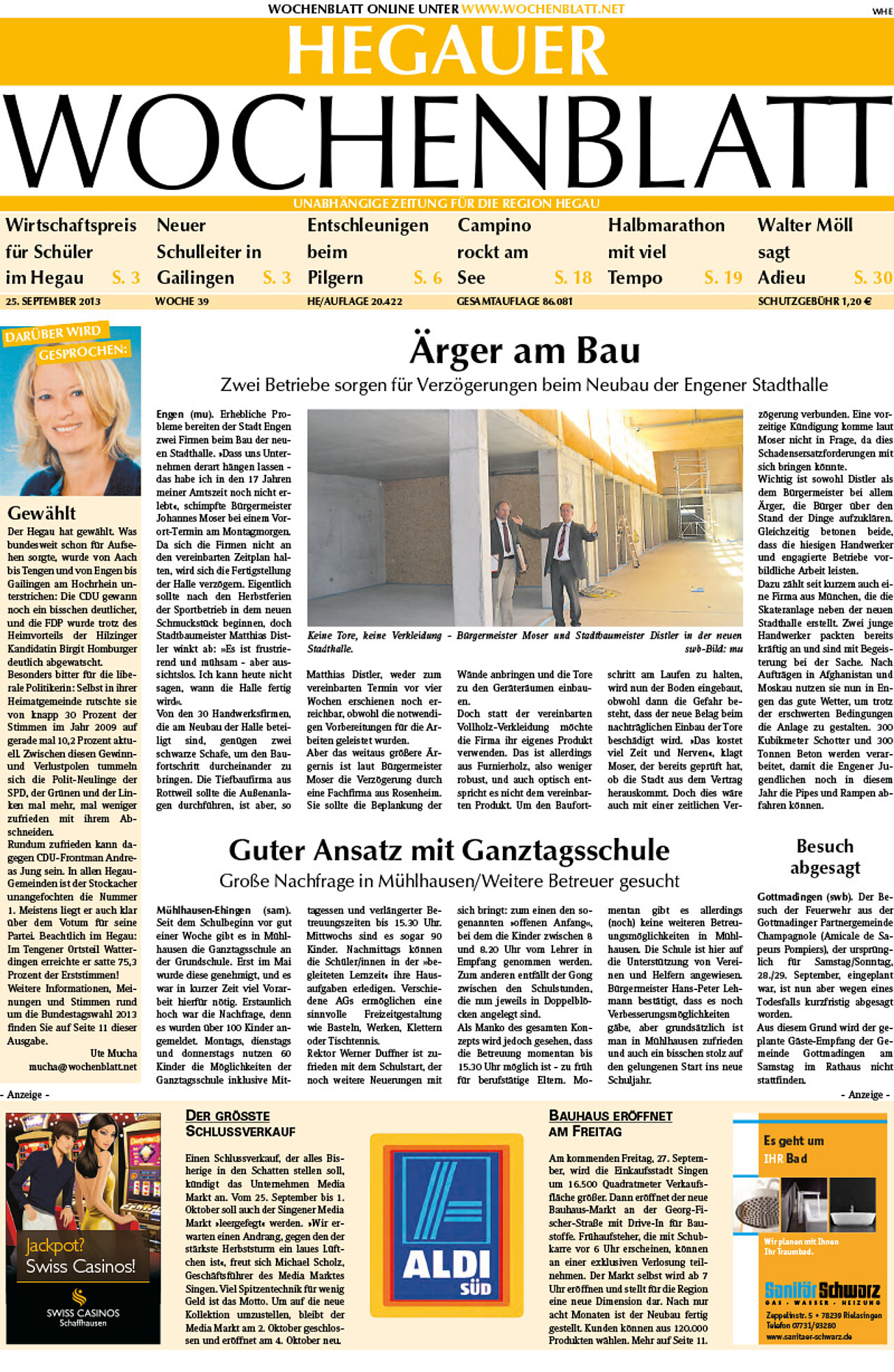 Ausgabe 39 vom 25. September 2013
