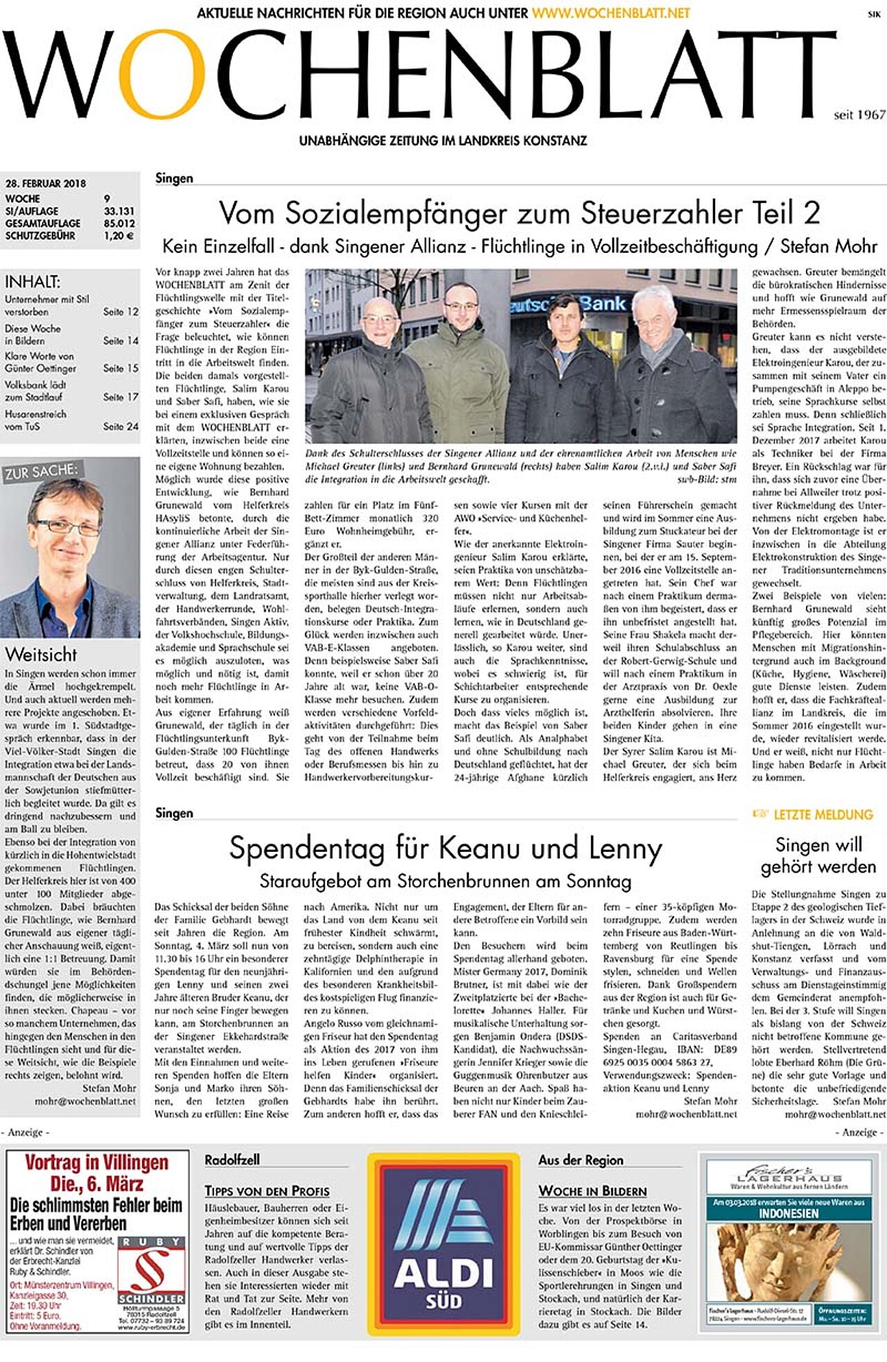 Ausgabe 09 vom 28. Februar 2018
