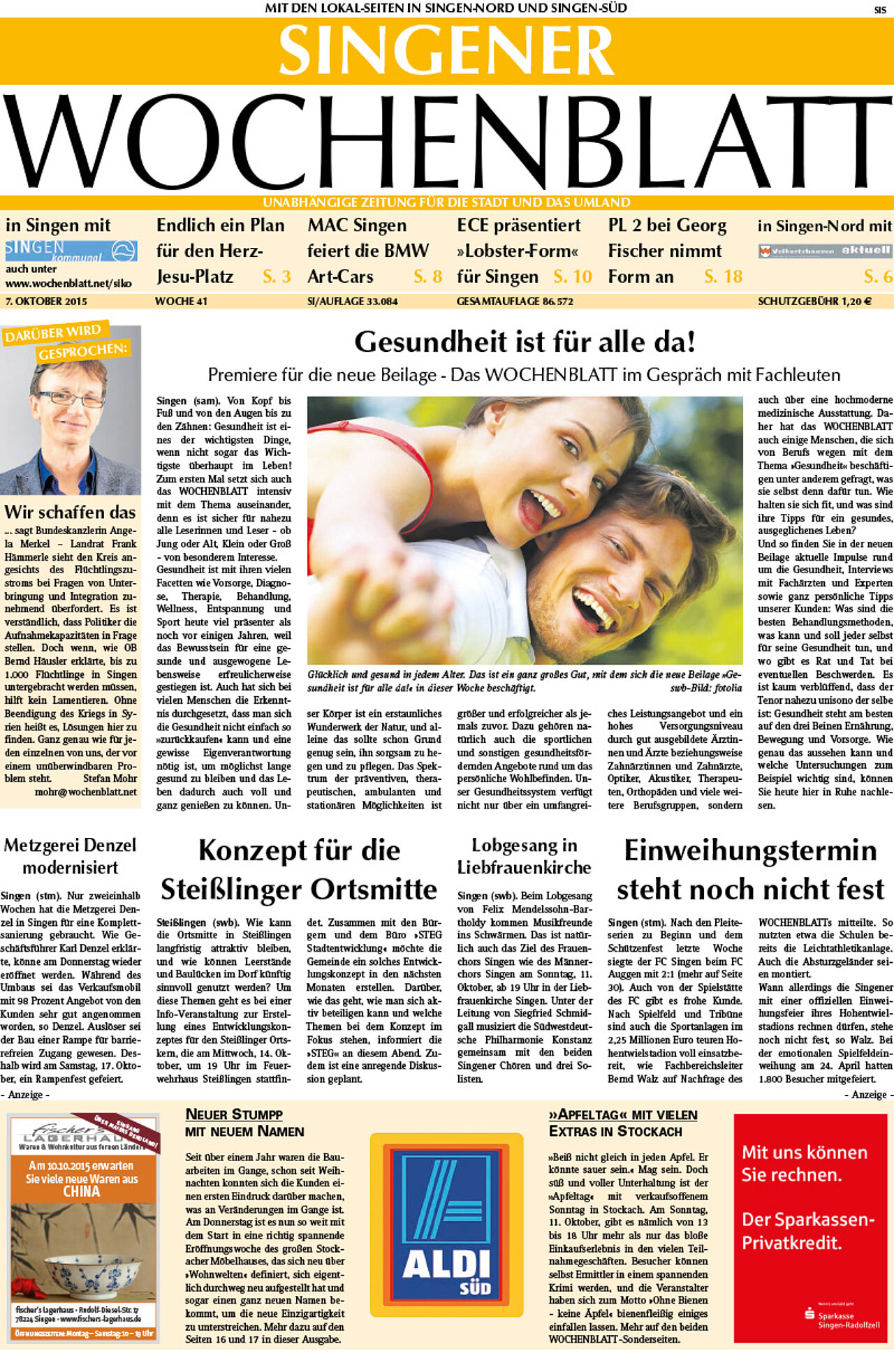Ausgabe 41 vom 07. Oktober 2015