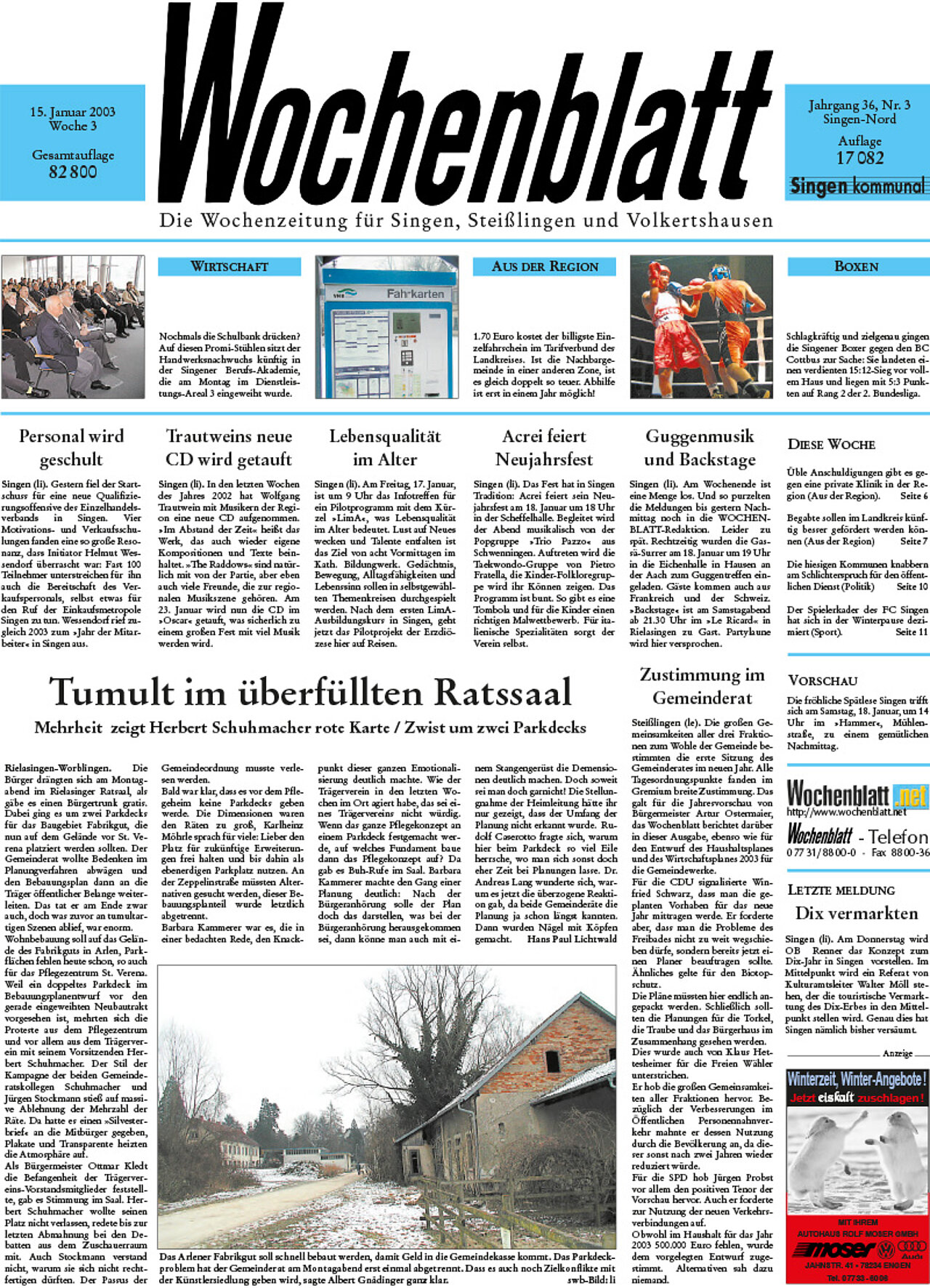 Ausgabe 03 vom 15. Januar 2003