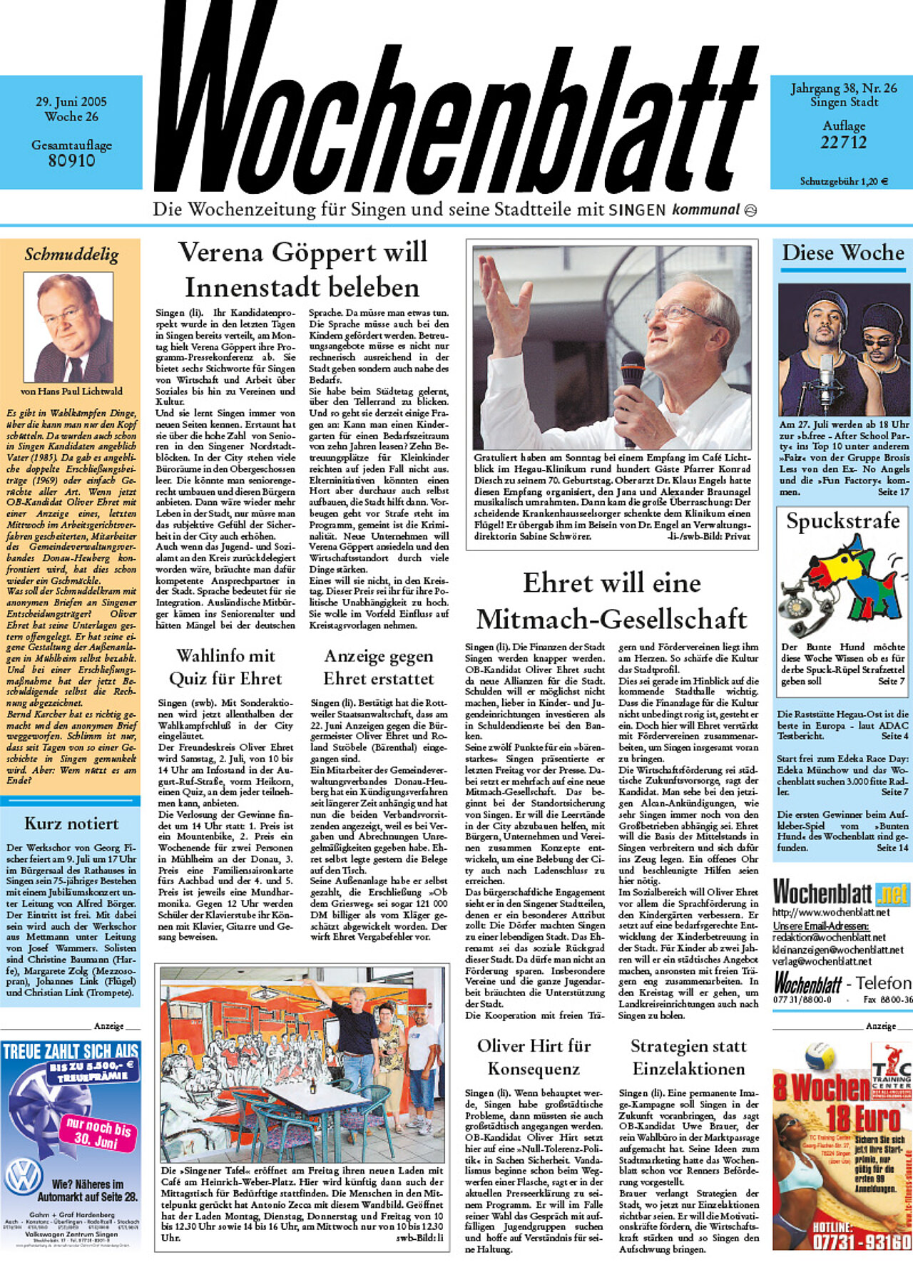 Ausgabe 26 vom 29. Juni 2005