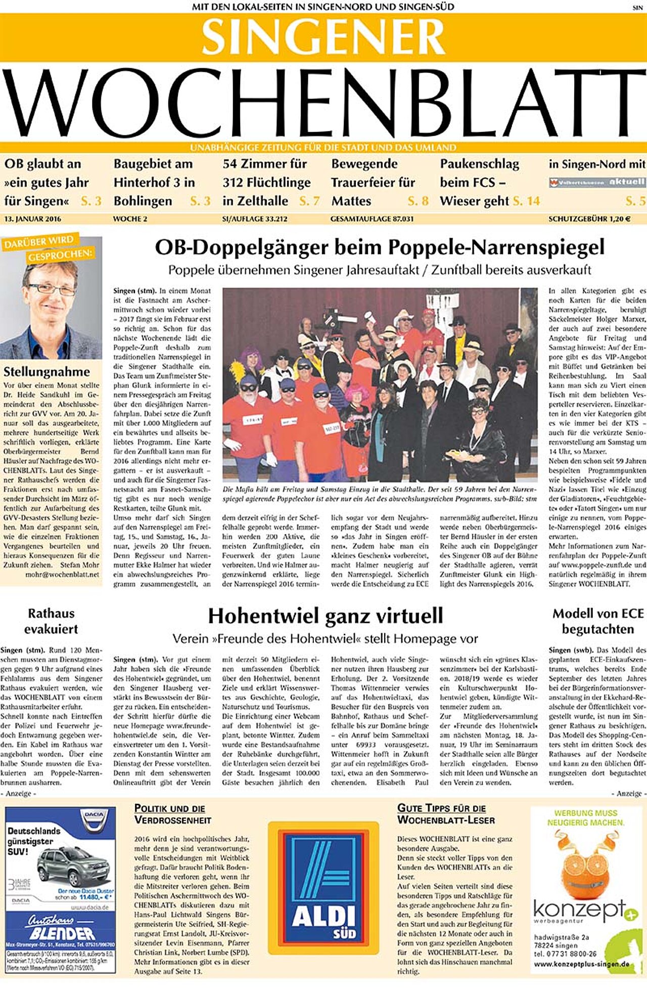 Ausgabe 02 vom 13. Januar 2016