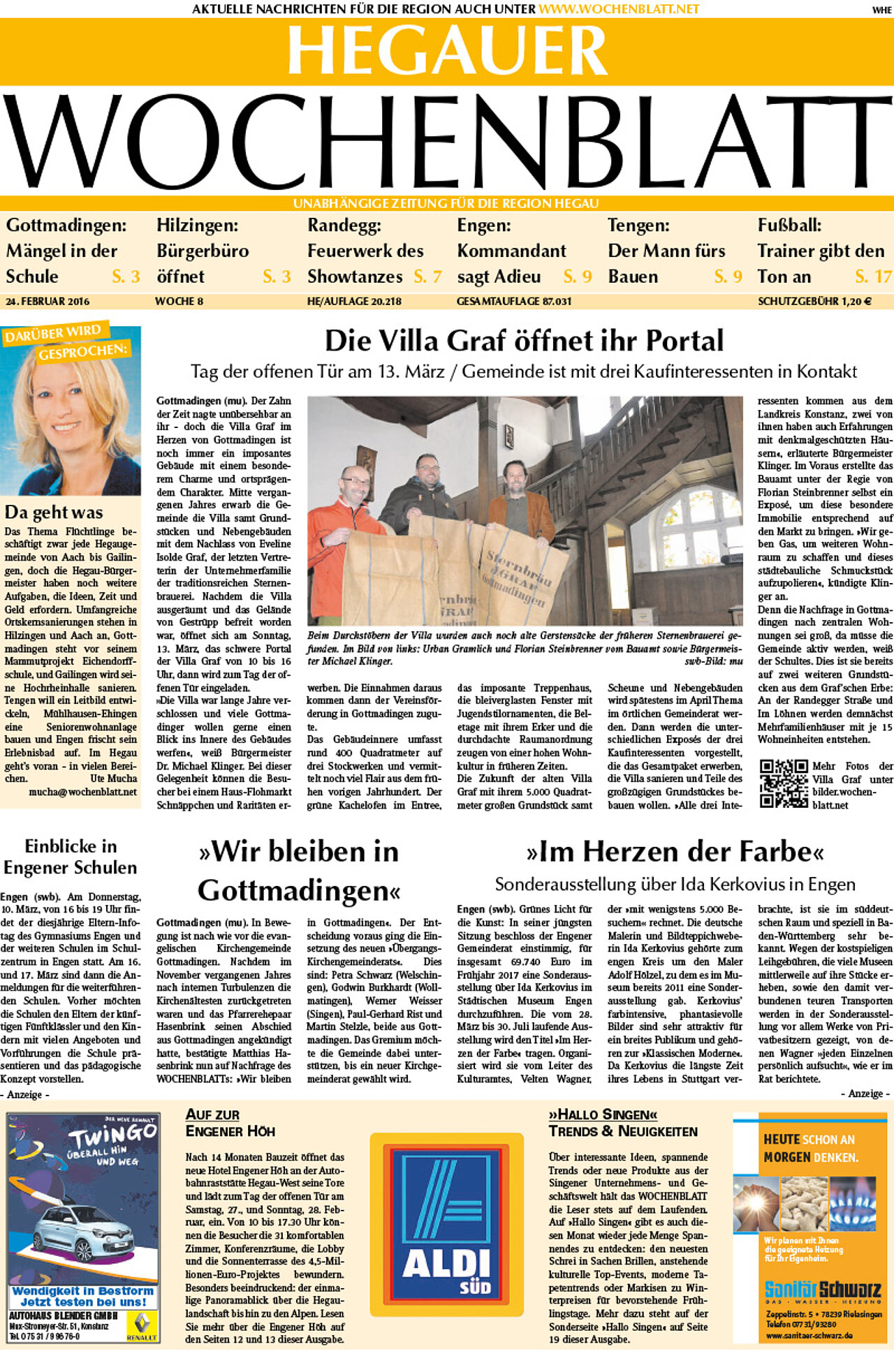 Ausgabe 08 vom 24. Februar 2016