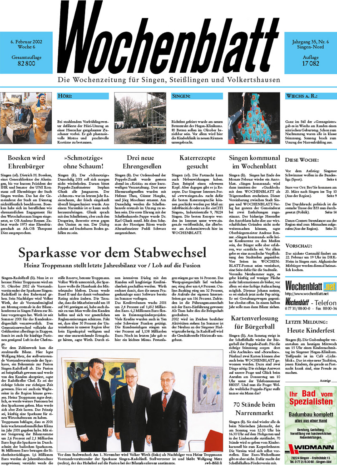 Ausgabe 06 vom 06. Februar 2002