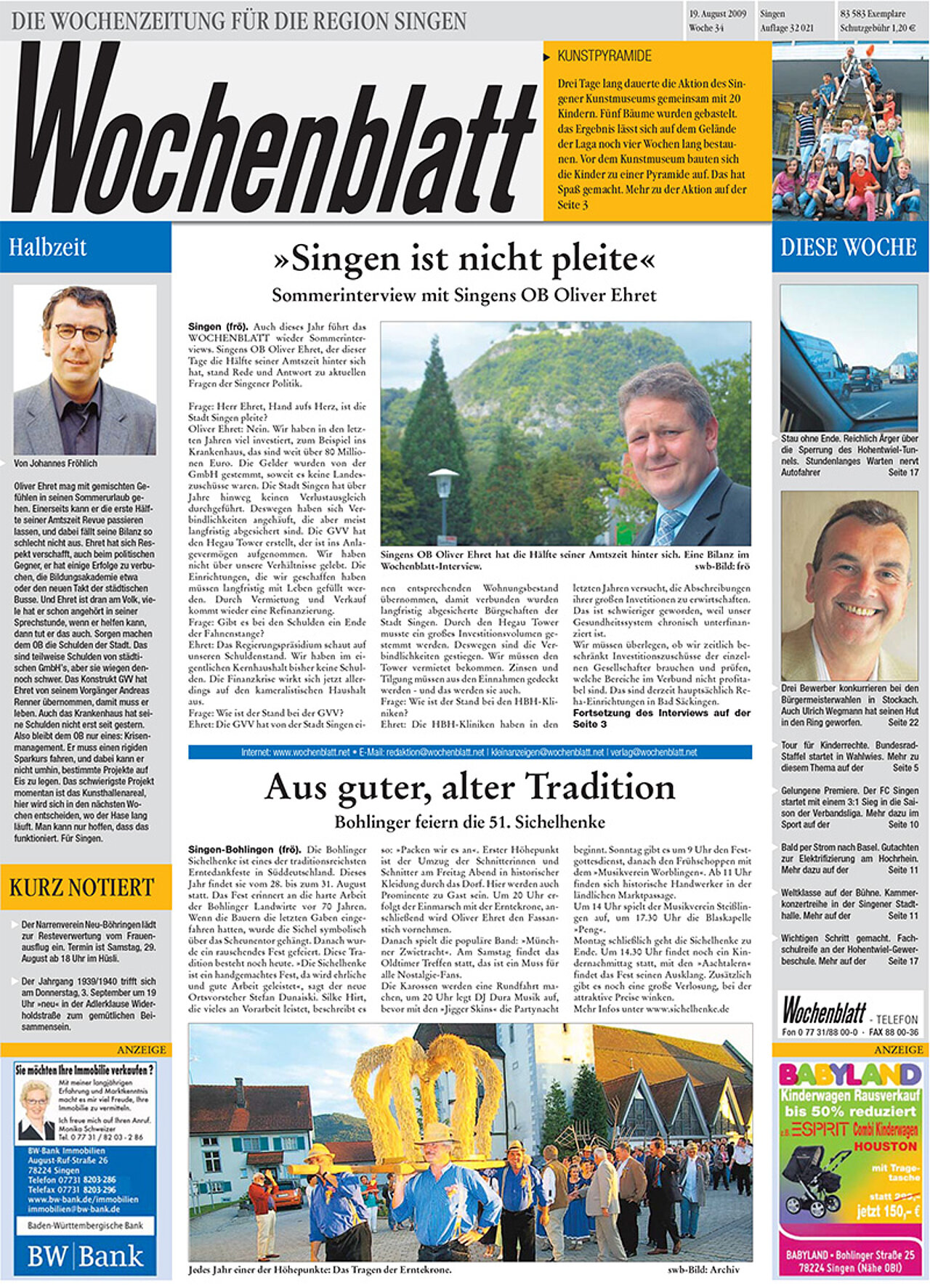 Ausgabe 33 vom 19. August 2009