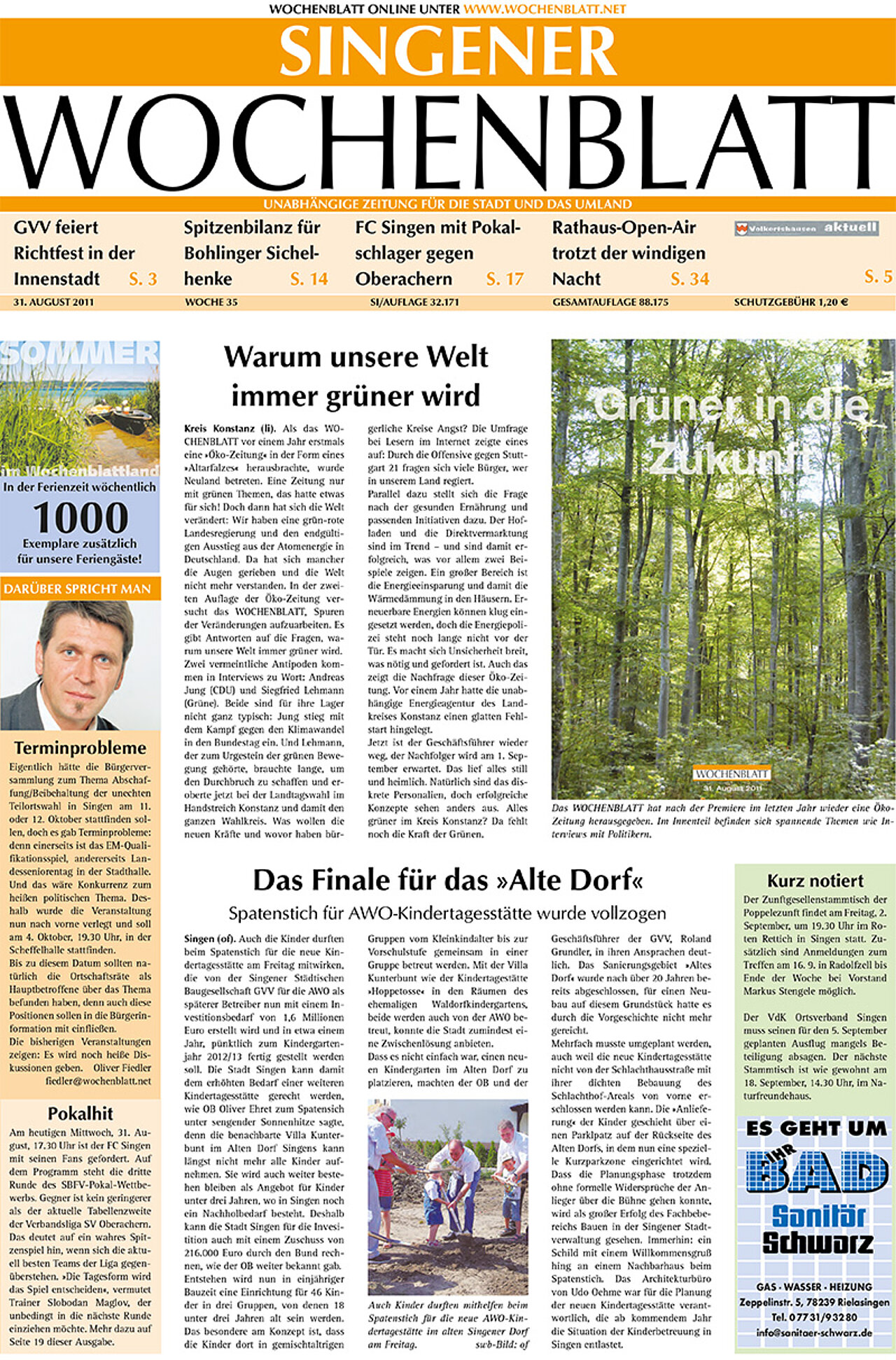 Ausgabe 35 vom 31. August 2011