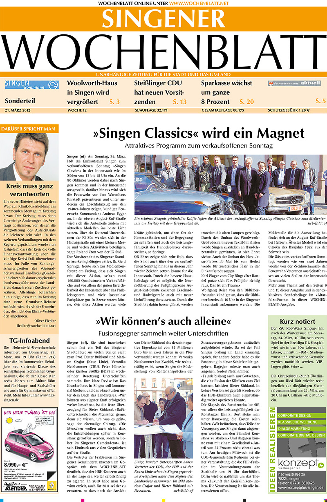 Ausgabe 12 vom 21. März 2012