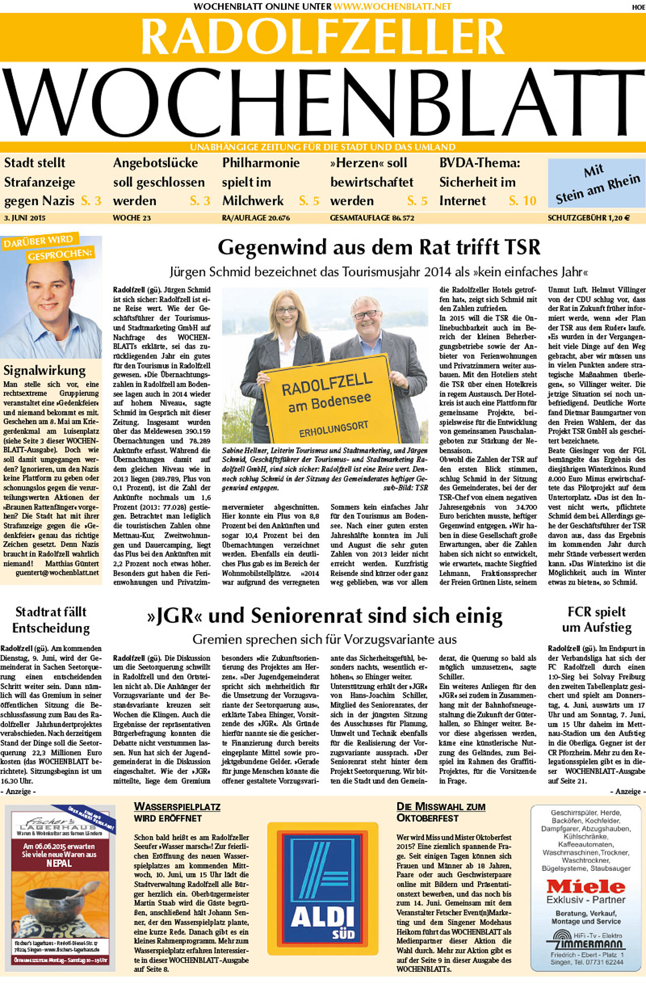 Ausgabe 23 vom 03. Juni 2015