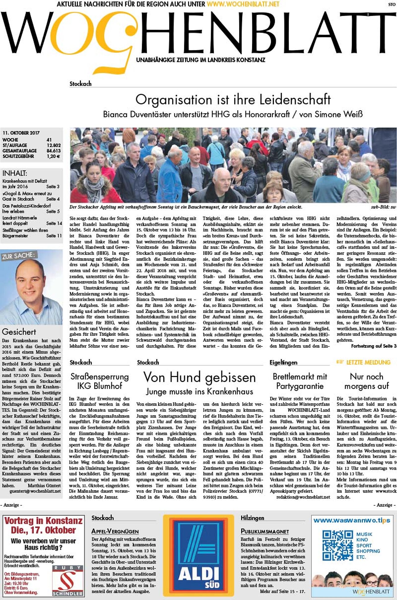 Ausgabe 41 vom 11. Oktober 2017