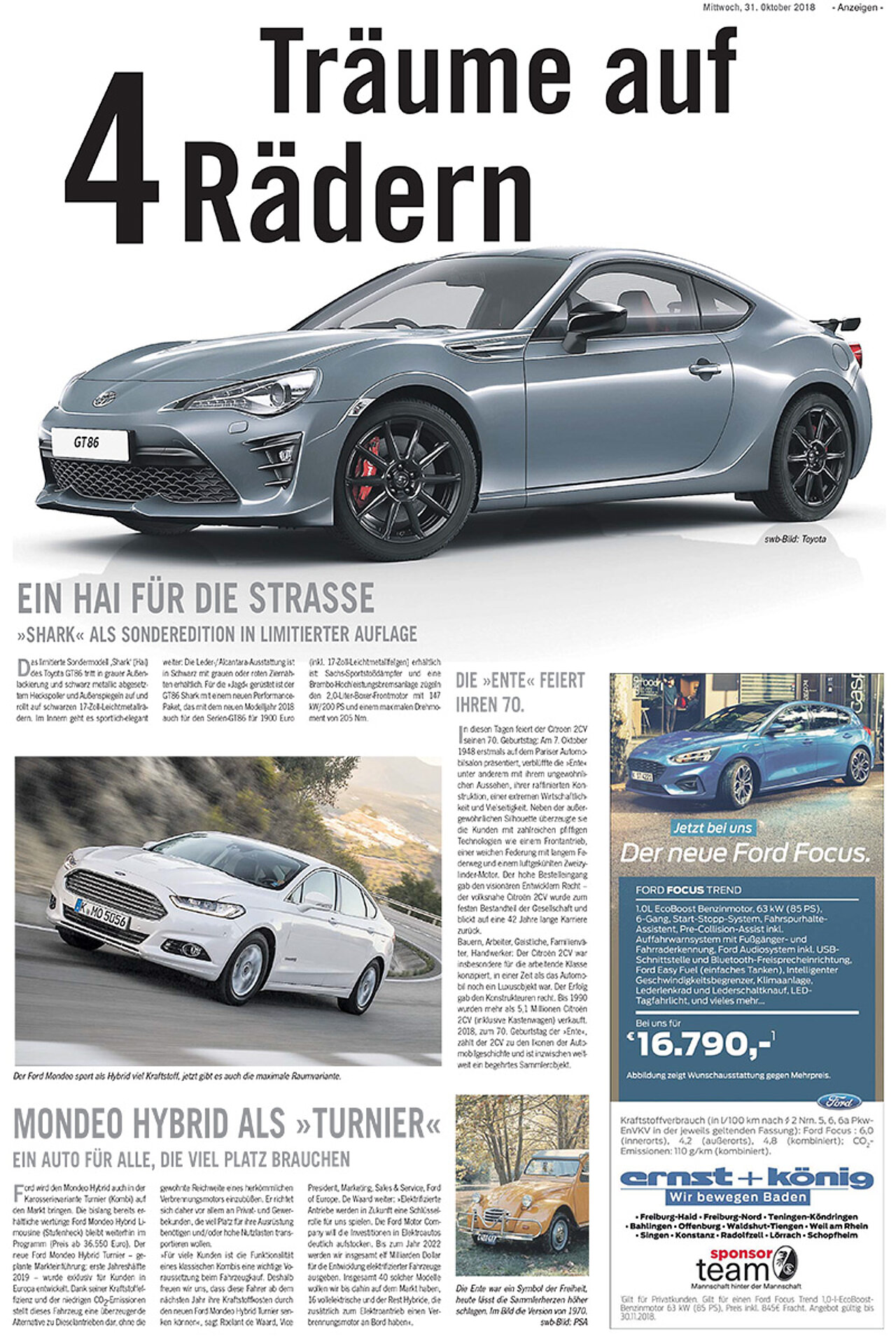 Sonderausgabe vom 31. Oktober