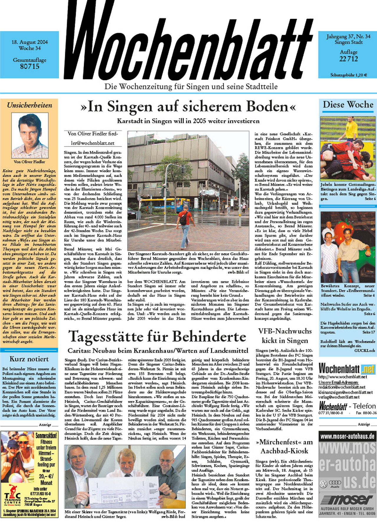 Ausgabe 34 vom 18. August 2004