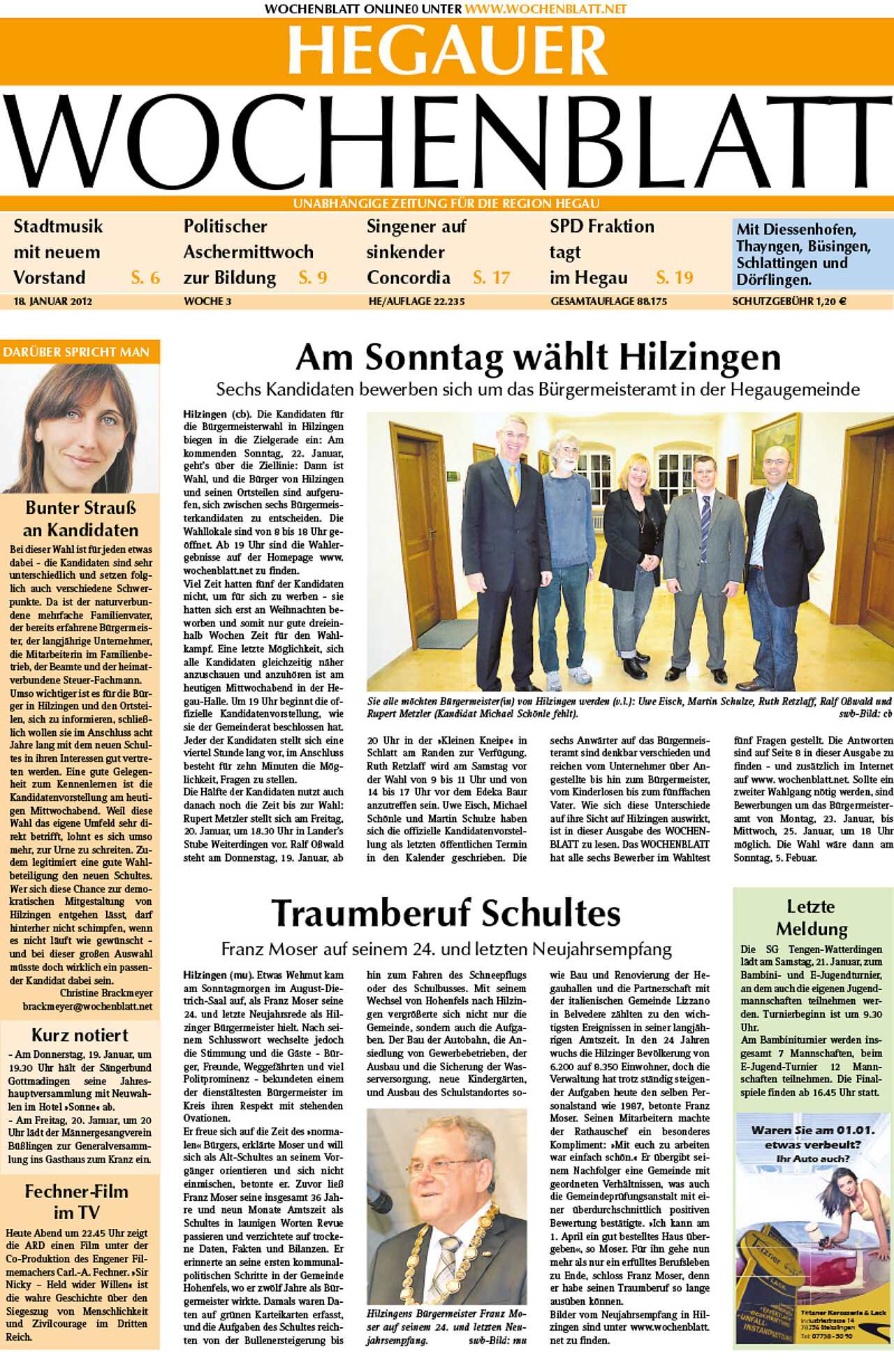 Ausgabe 03 vom 18. Januar 2012
