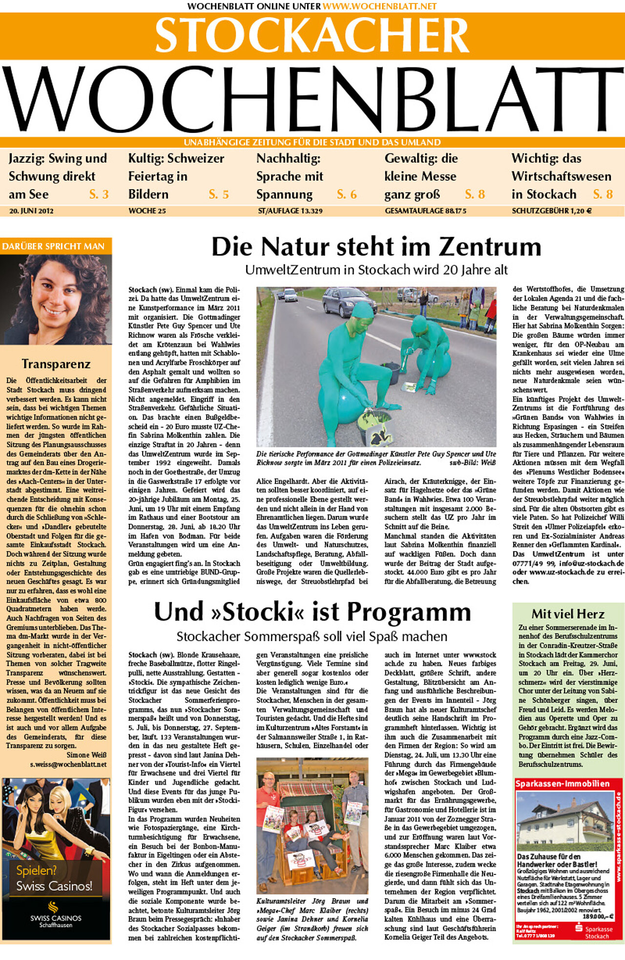 Ausgabe 25 vom 20. Juni 2012